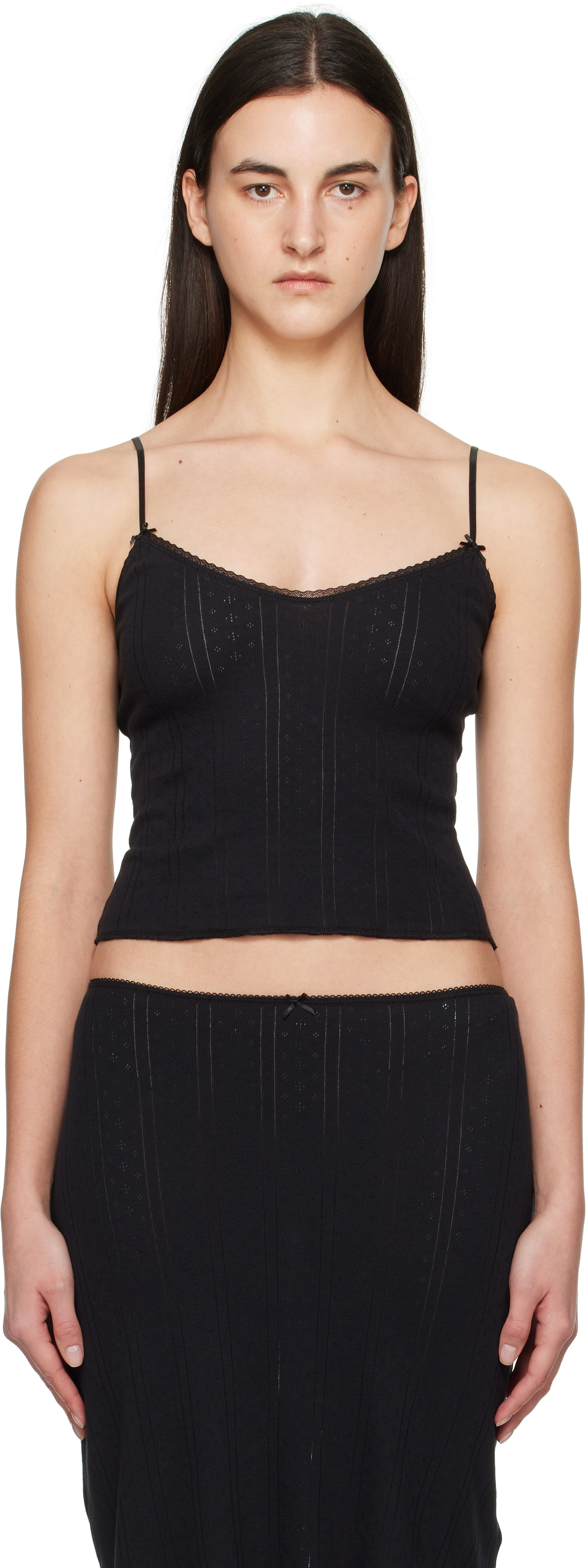 Black 'The Long Cami' Camisole