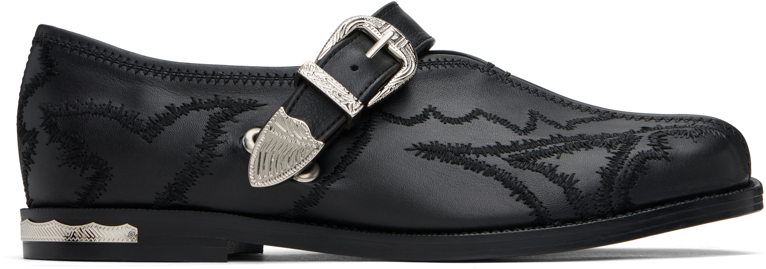 Black Leather Loafers