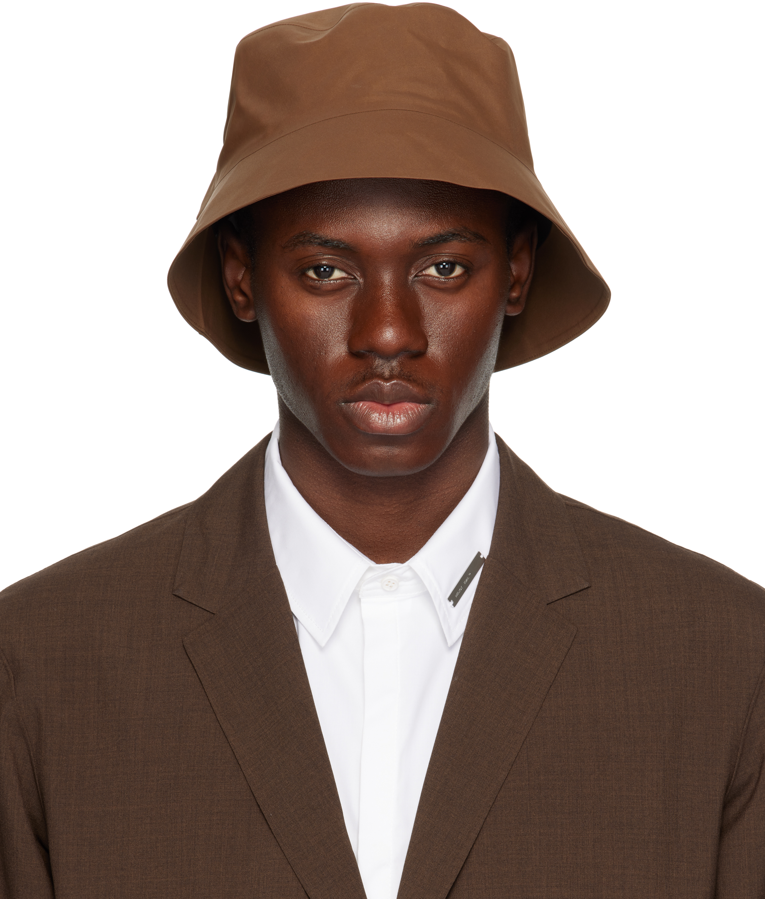 Veilance Brown Gore-tex Bucket Hat In Ganache