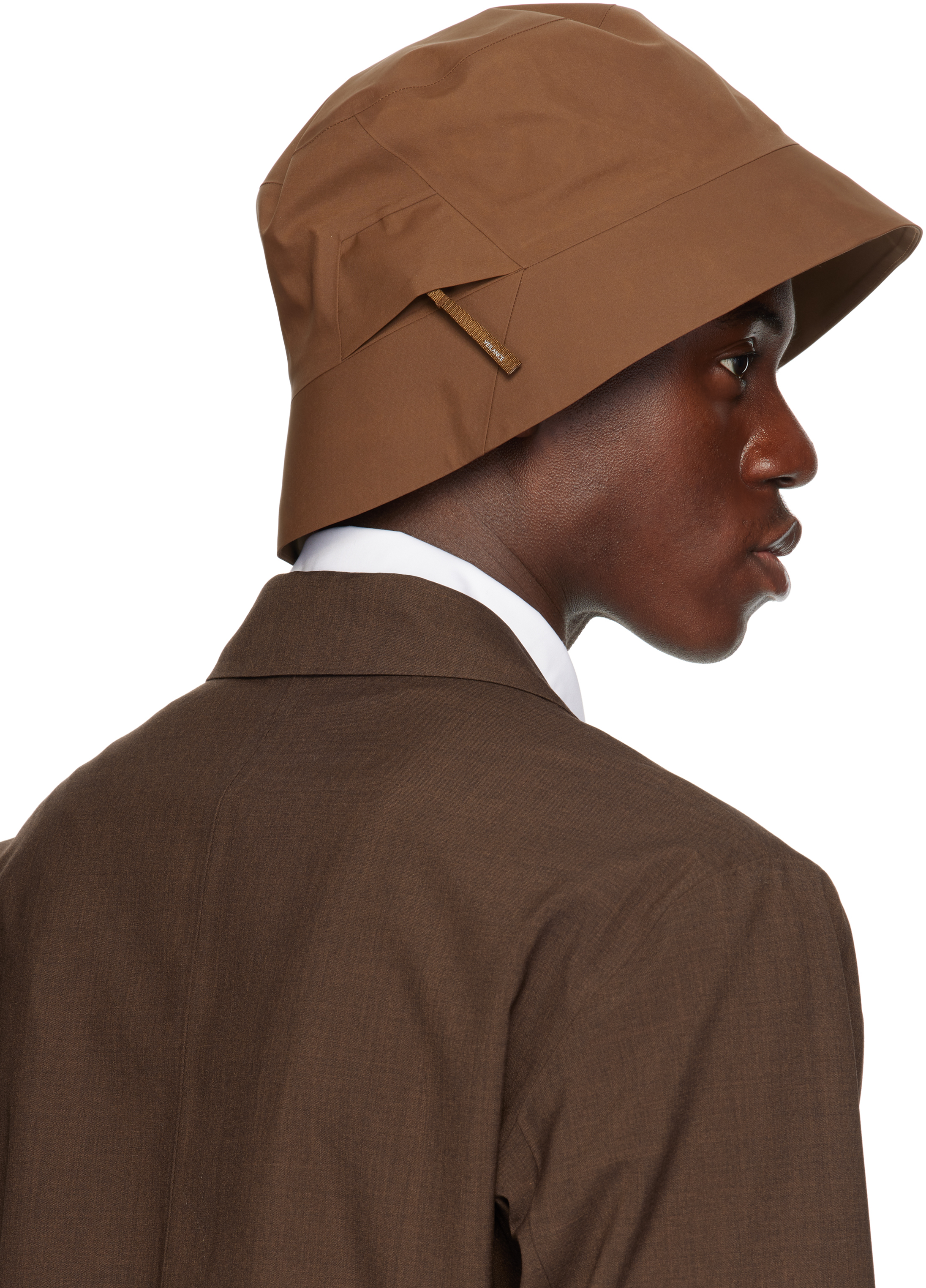 Veilance Brown Gore-tex Bucket Hat In Ganache