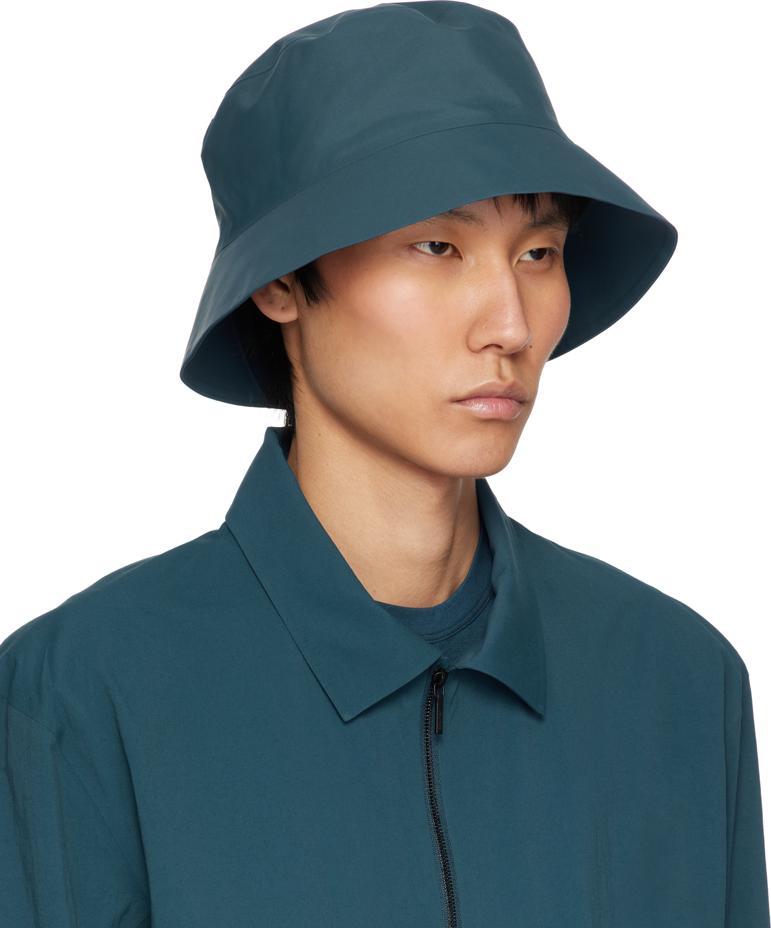 Veilance Navy Waterproof Bucket Hat In Nightscape