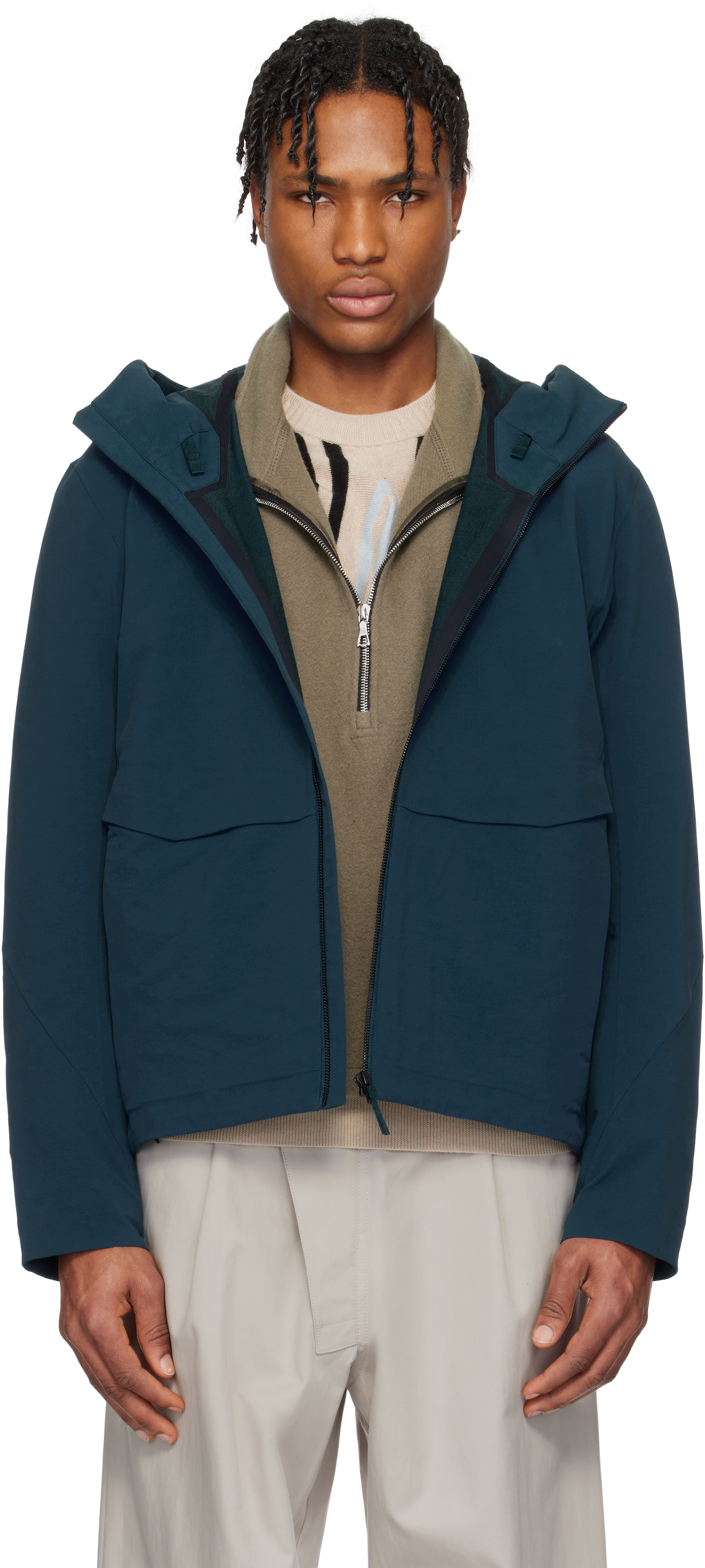 Navy Quartic Jacket