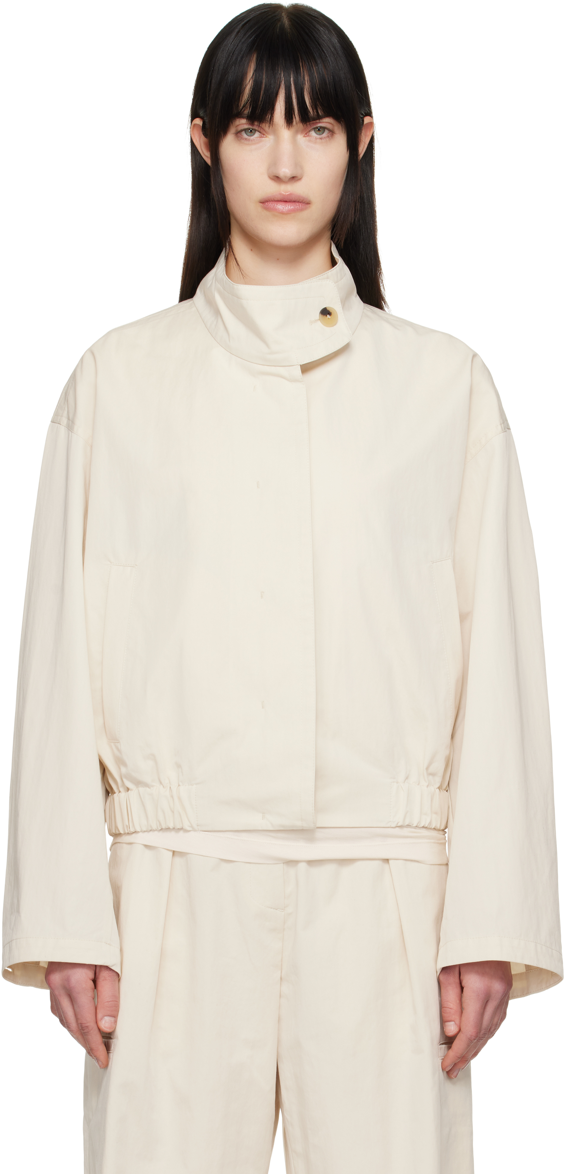 Off-White Funnel Neck Jacket