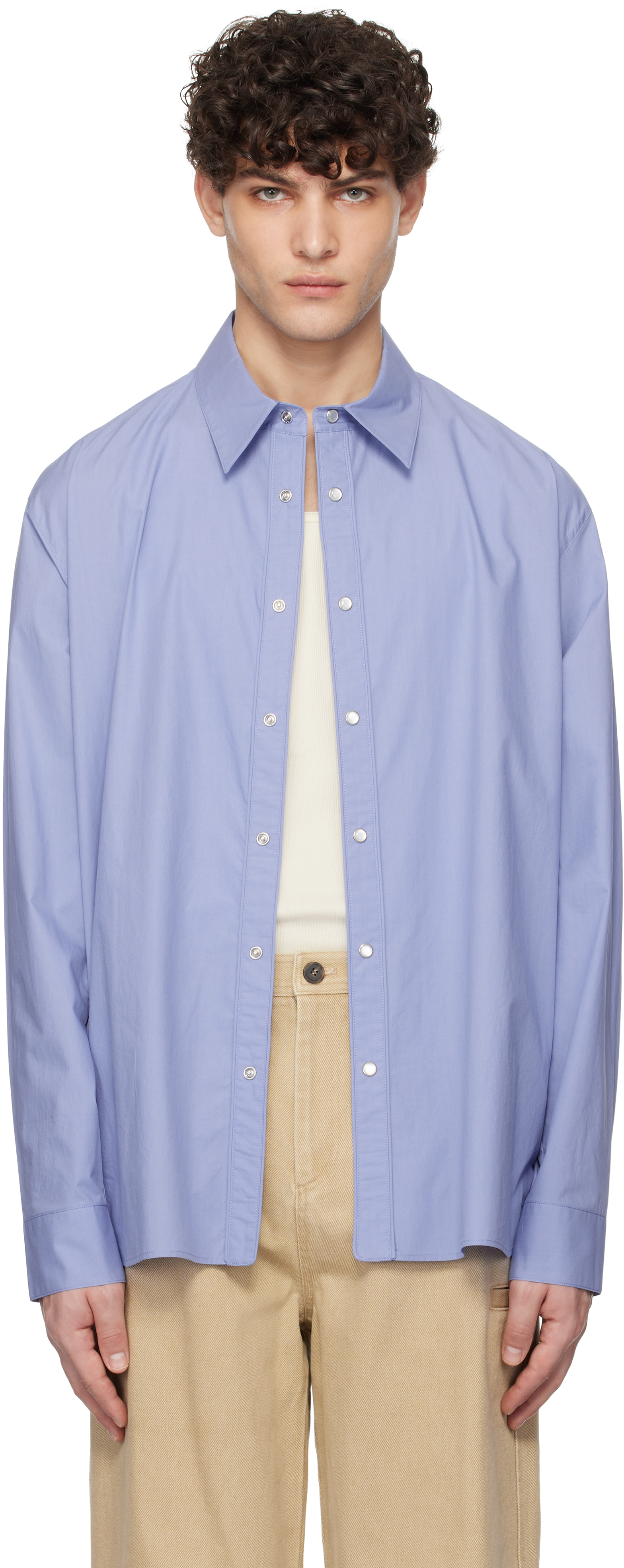 Blue Western Shirt