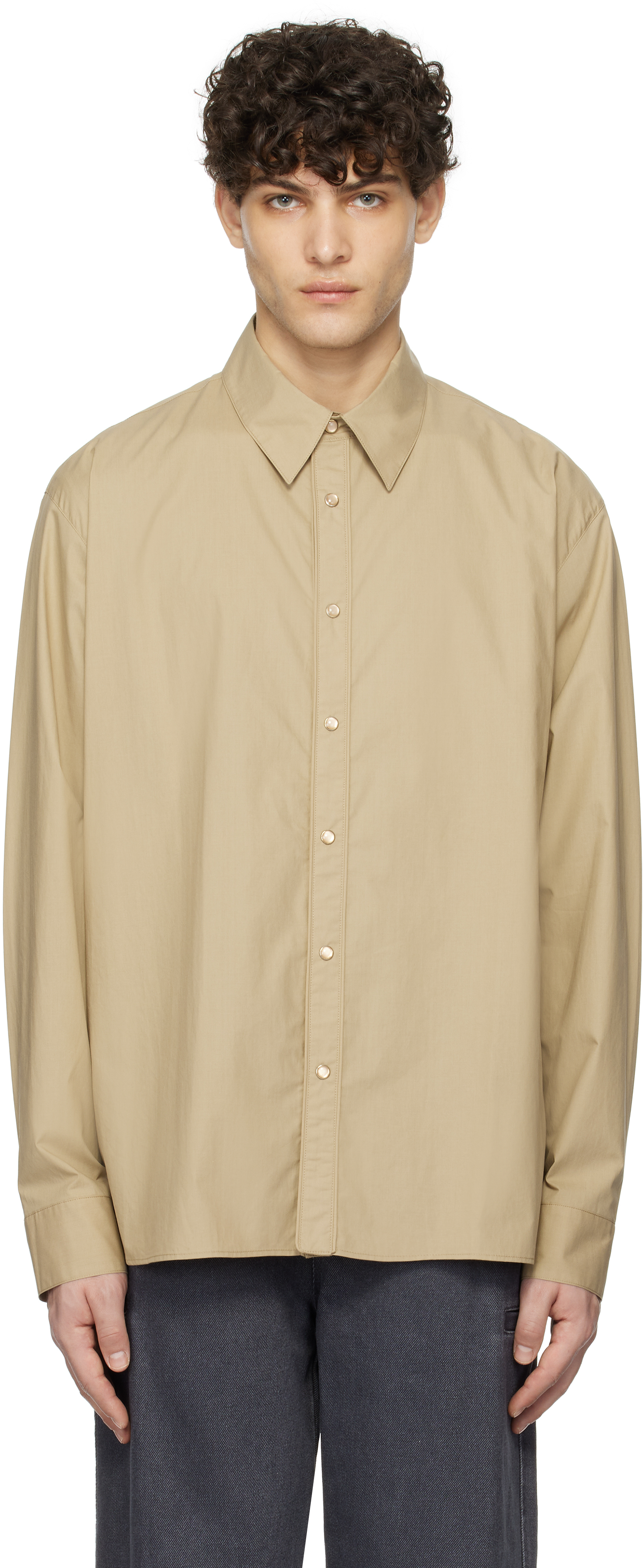 Beige Western Shirt