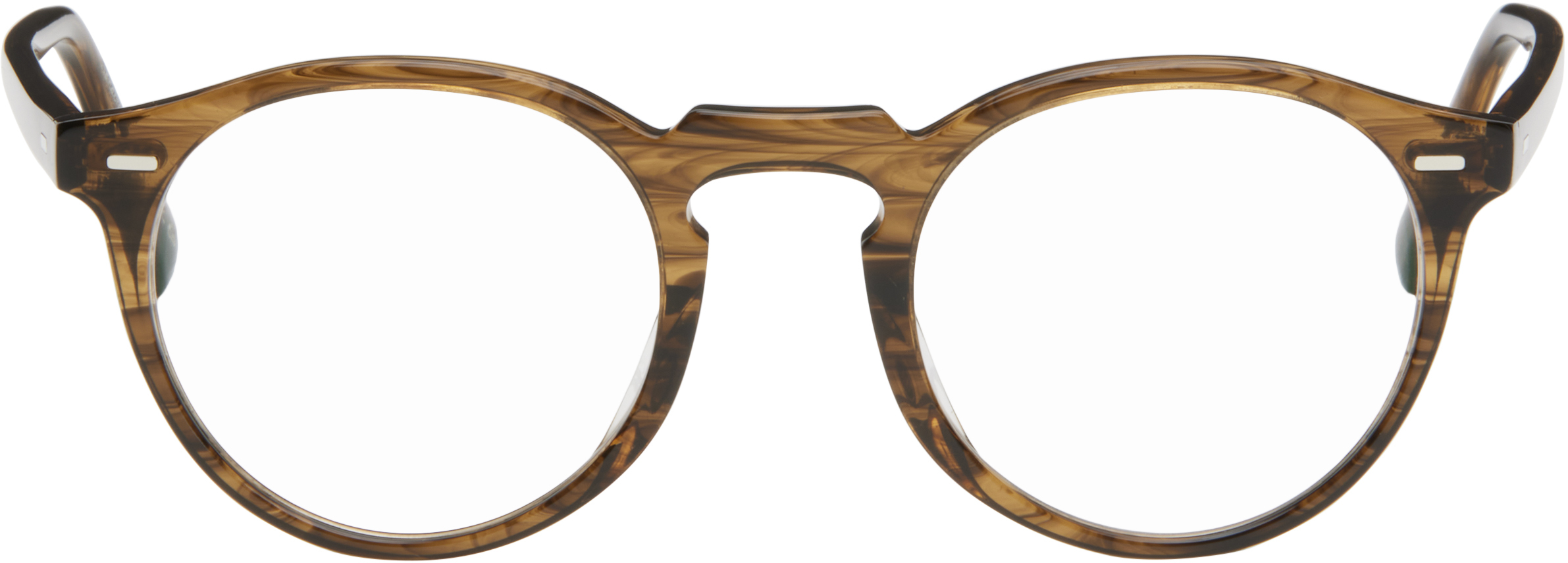 Brown Gregory Peck Glasses