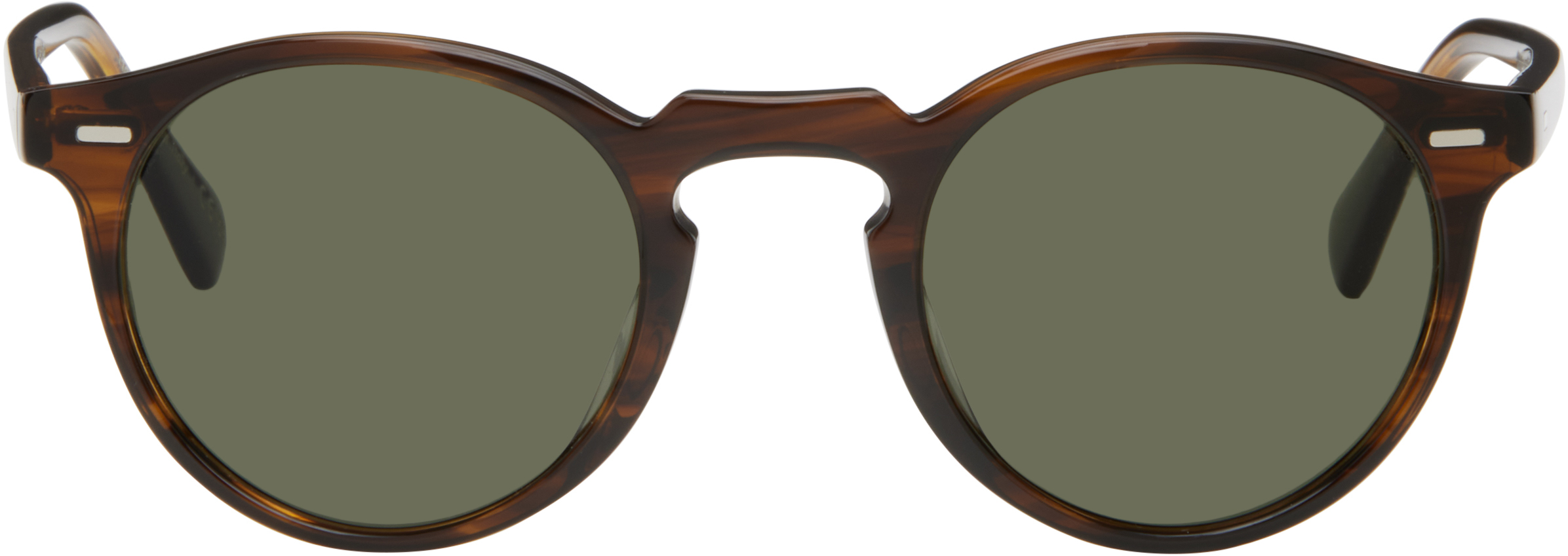 Brown Gregory Peck Sunglasses