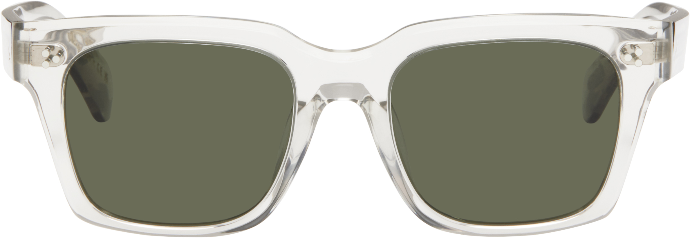 Transparent Ollice Sunglasses by Oliver Peoples on Sale display picture 3