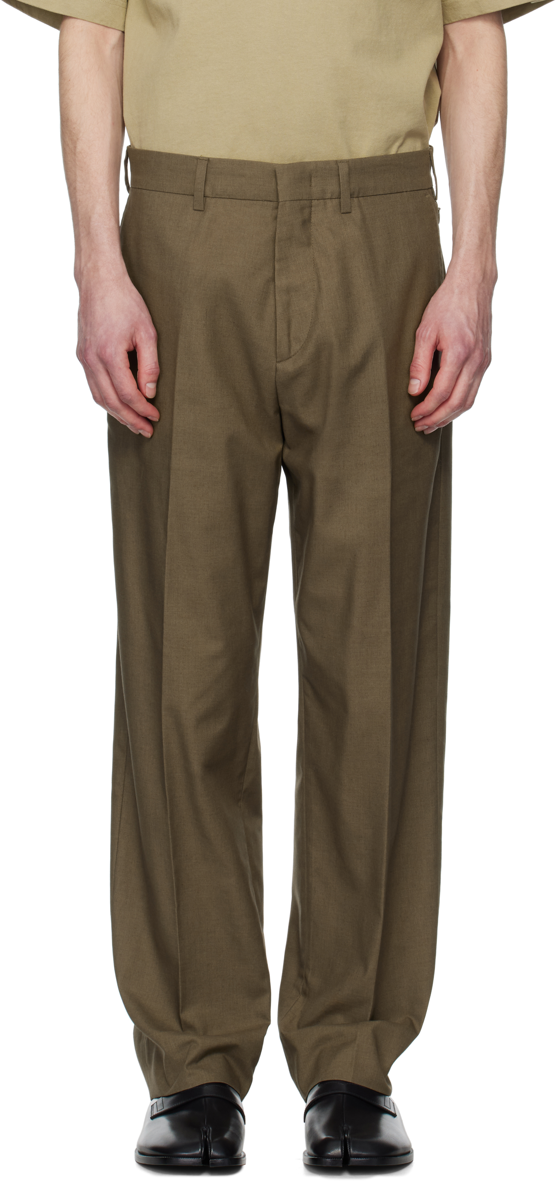 Khaki Writer Trousers