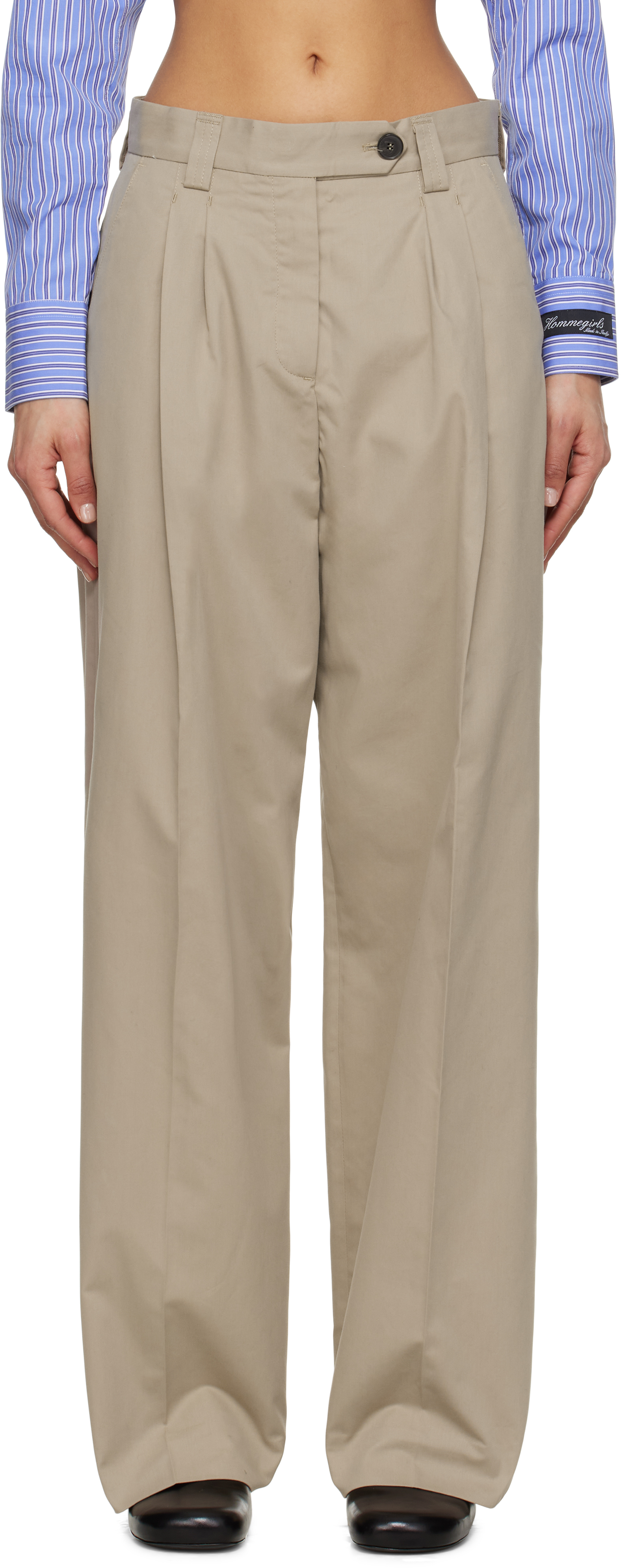 Beige Favorite Trousers