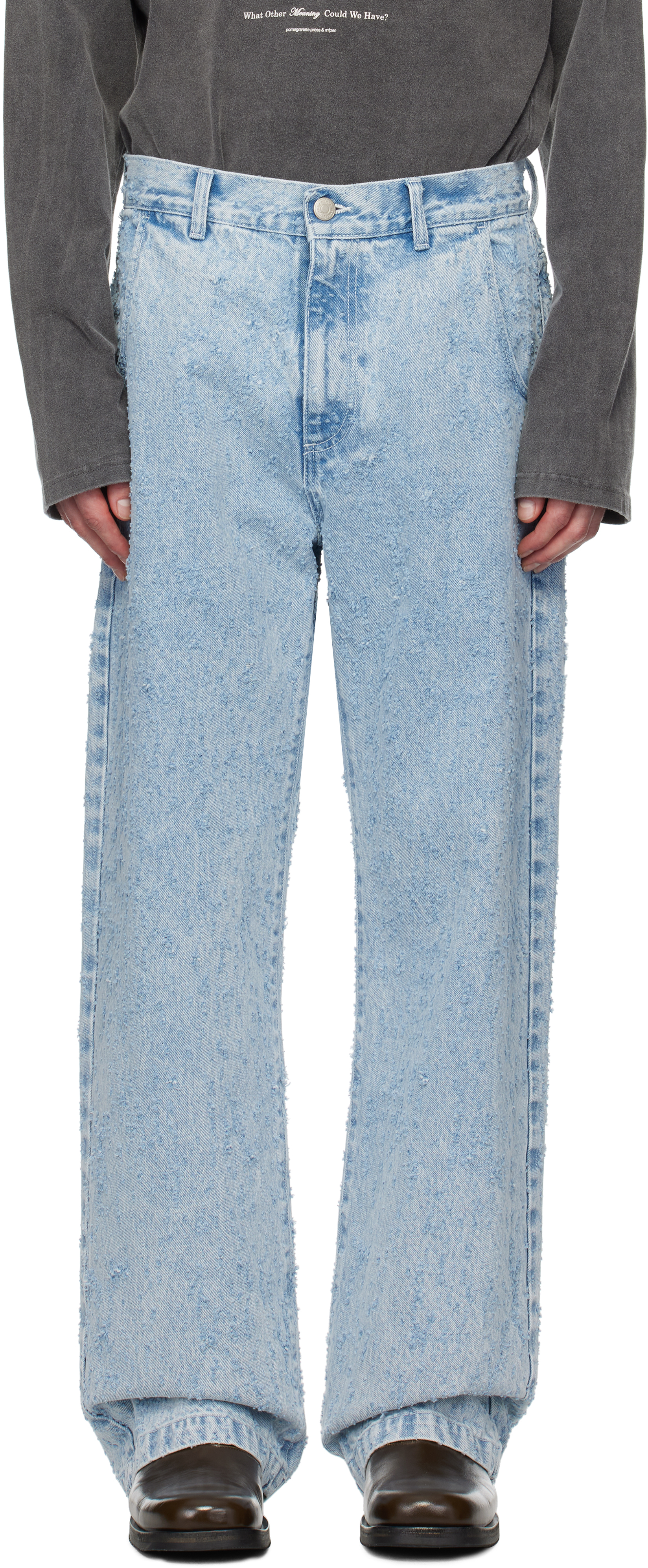 Blue Straight Cut Jeans