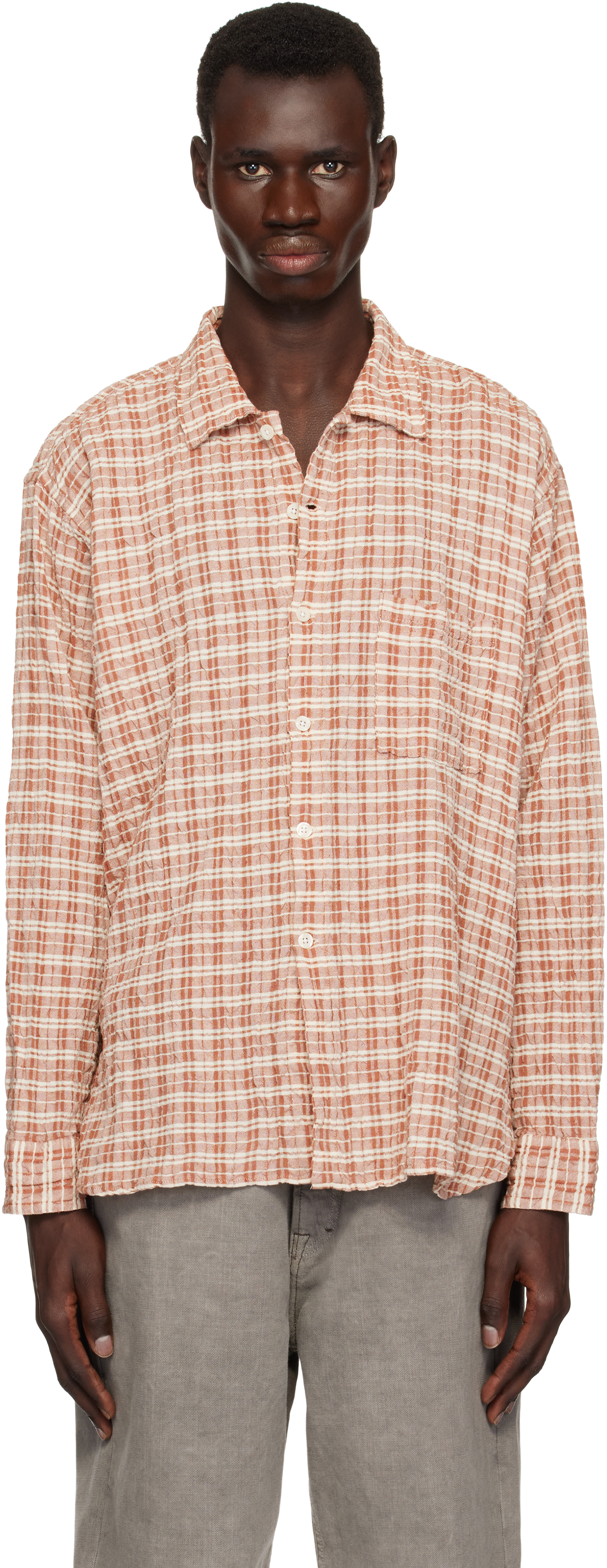 mfpen Lucen shirt - dark brown | Garmentory