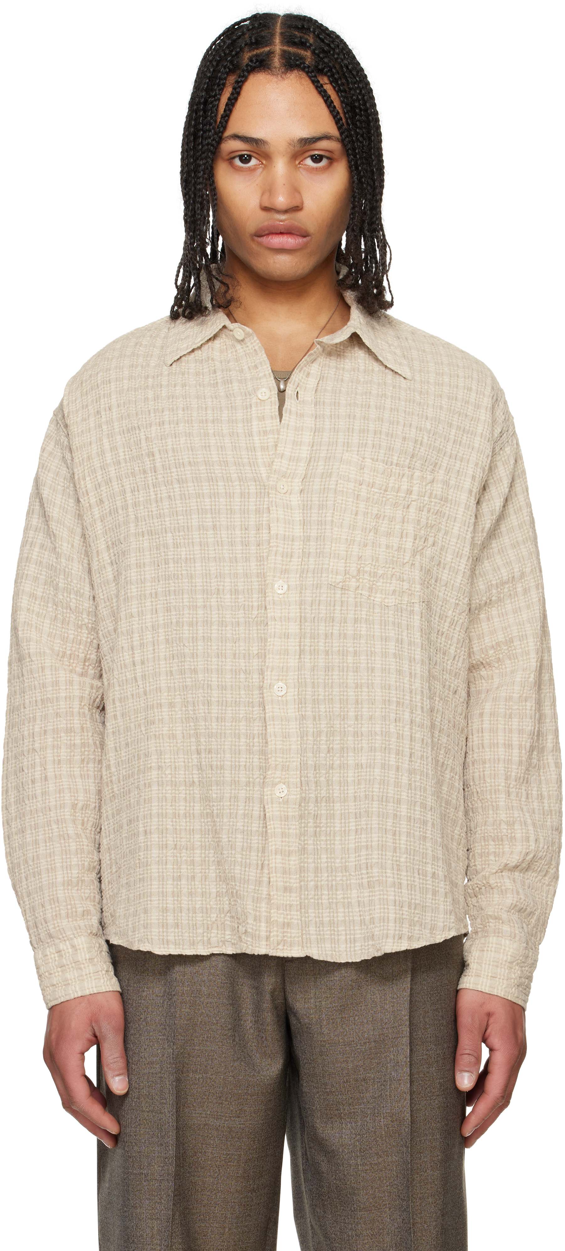 Beige Executive Shirt