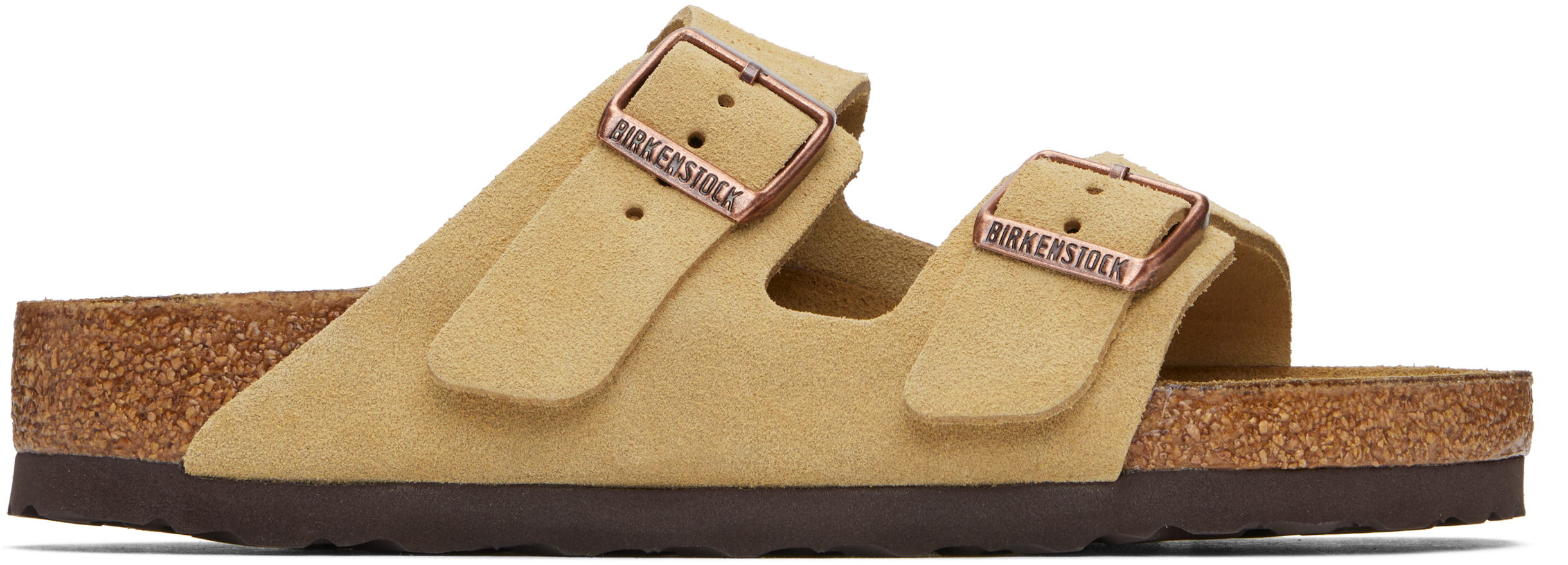 Birkenstock: ベージュ Arizona レギュラー サンダル | SSENSE 日本