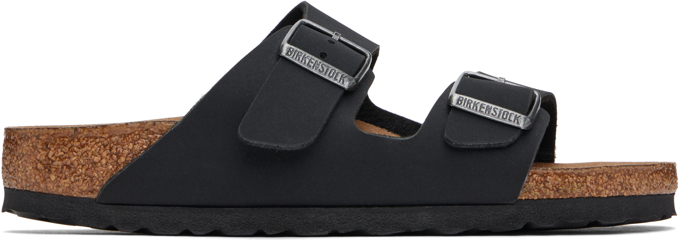Black Narrow Arizona Vegan Sandals