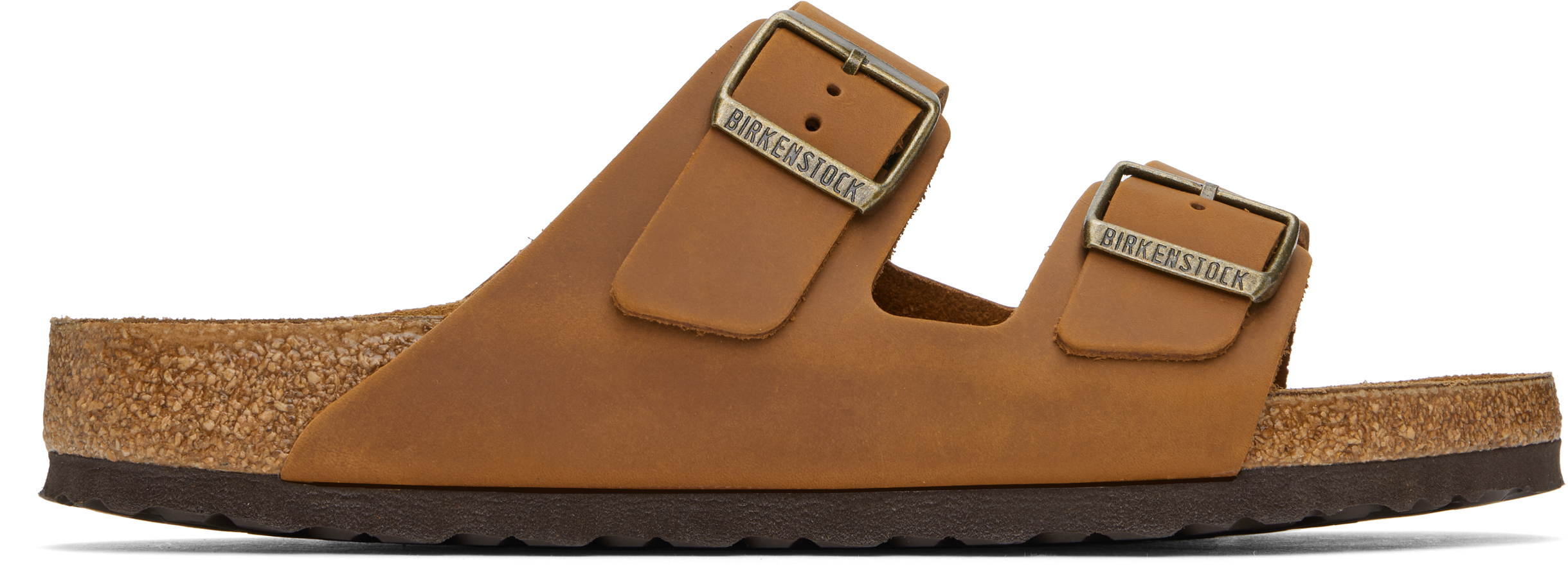 Birkenstock: ブラウン Arizona レギュラー サンダル | SSENSE 日本