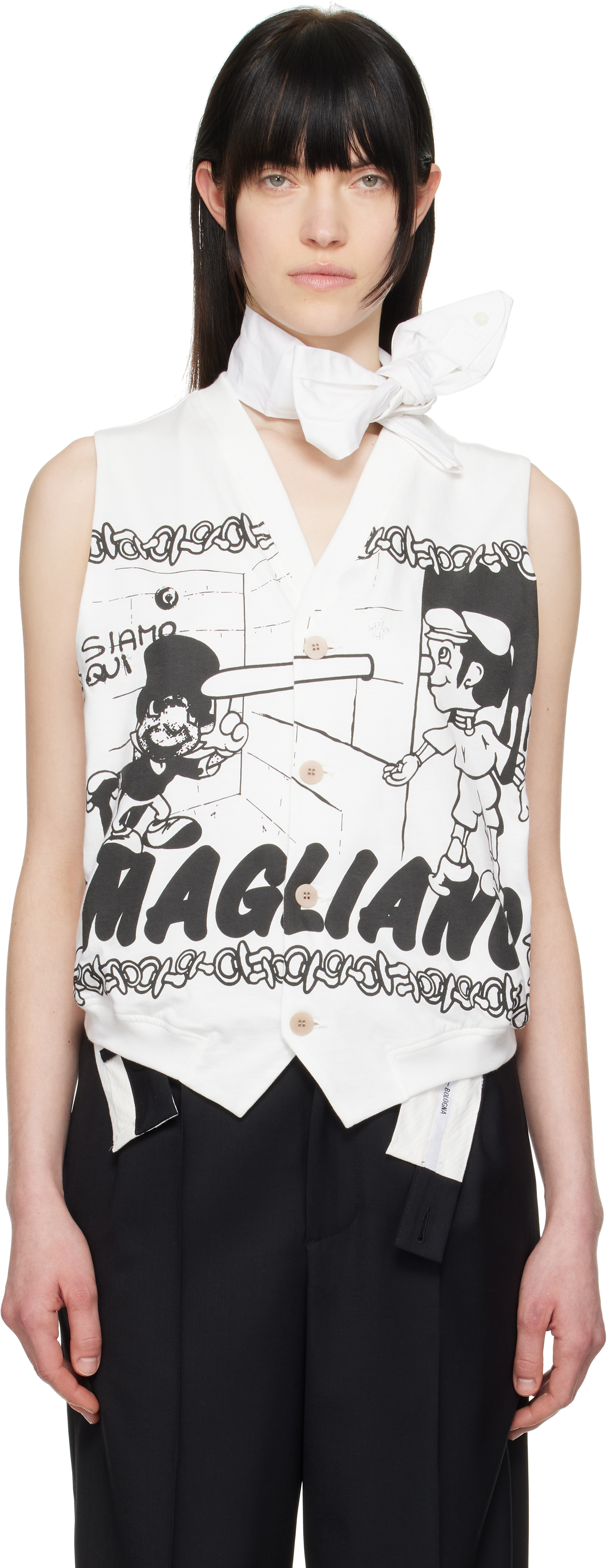 White Mascotte Vest