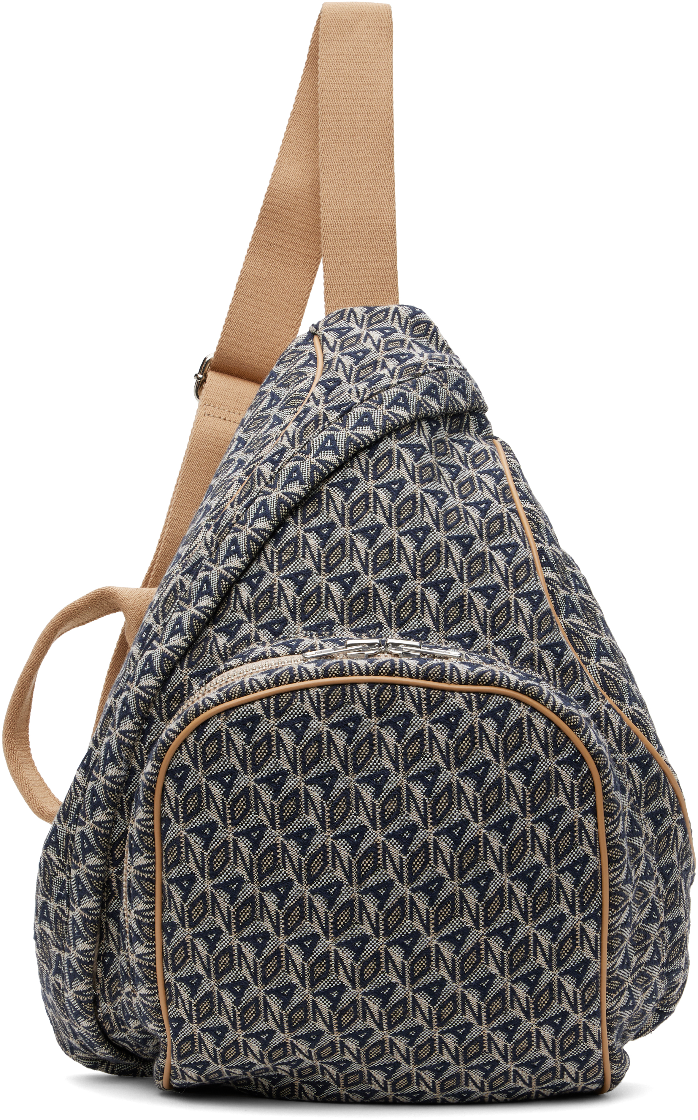 Navy & Beige Livello Goccia Duffle Bag