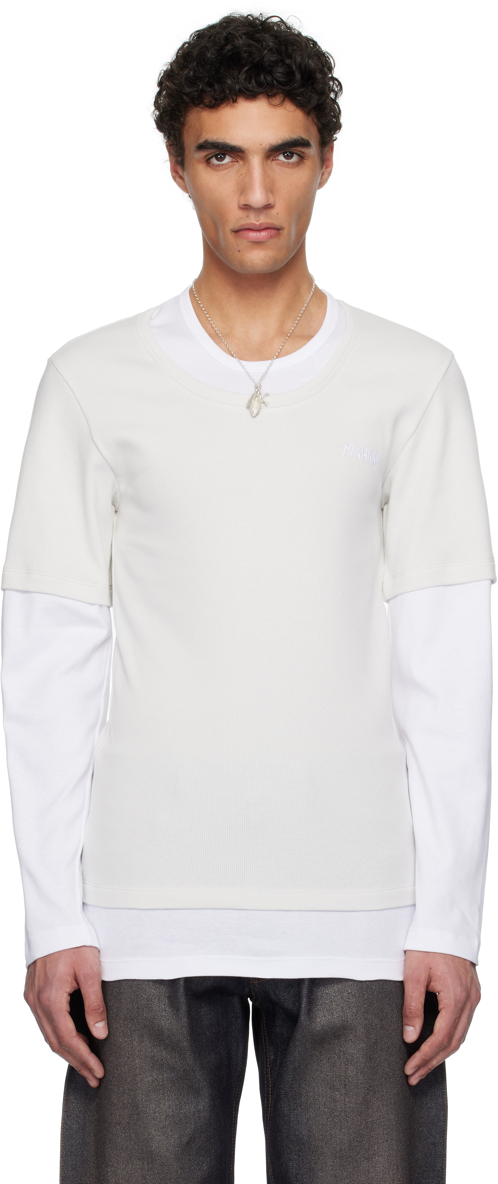 White 
Off-White Trauma Long Sleeve T-shirt