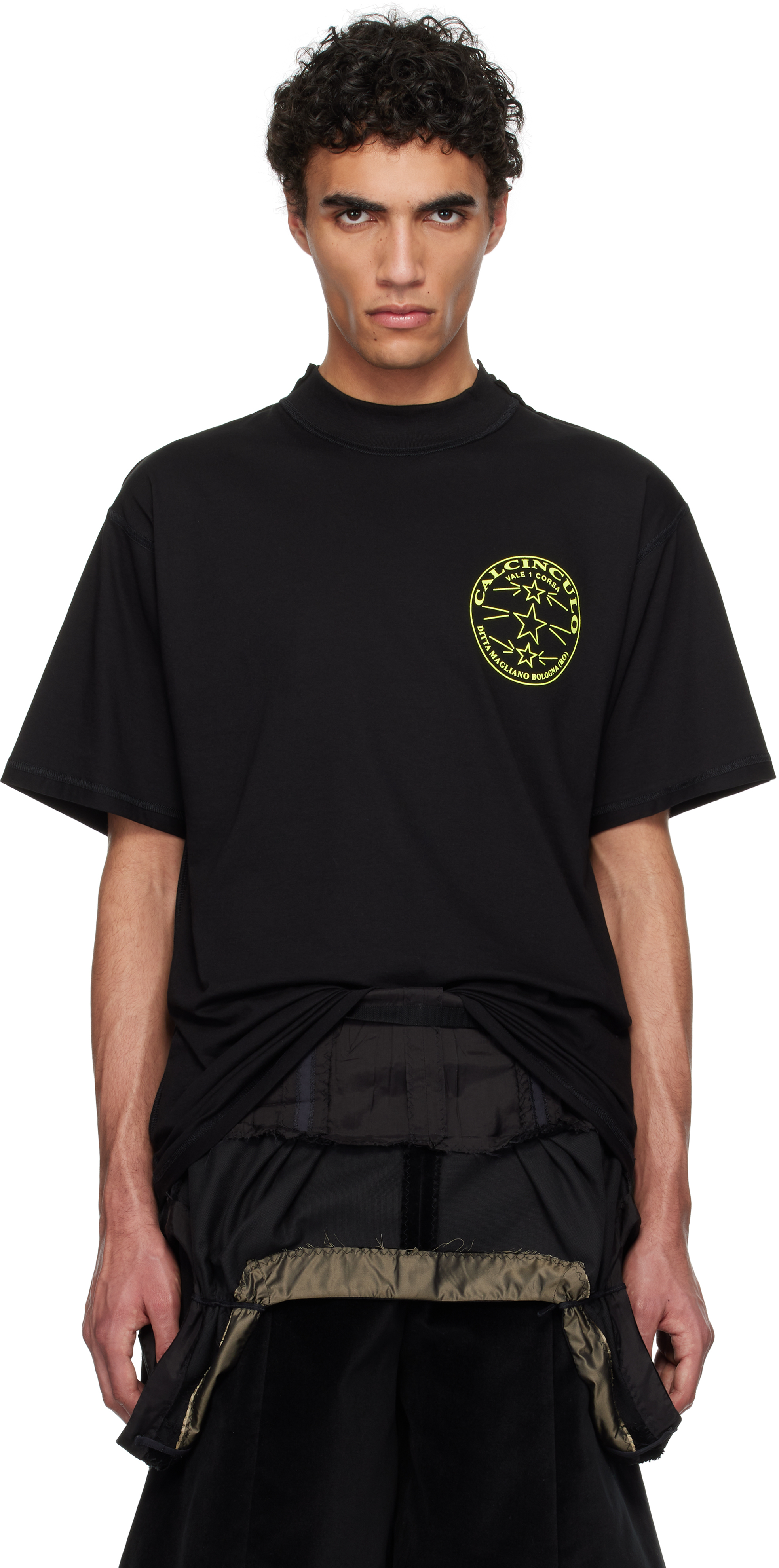 Black Calcinculo T-shirt