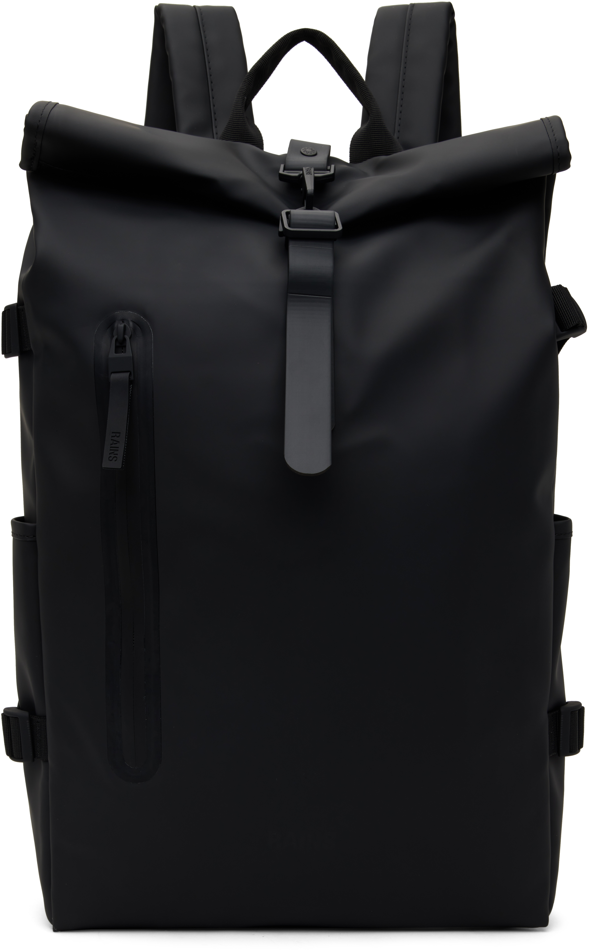 Black Rolltop Large Rucksack