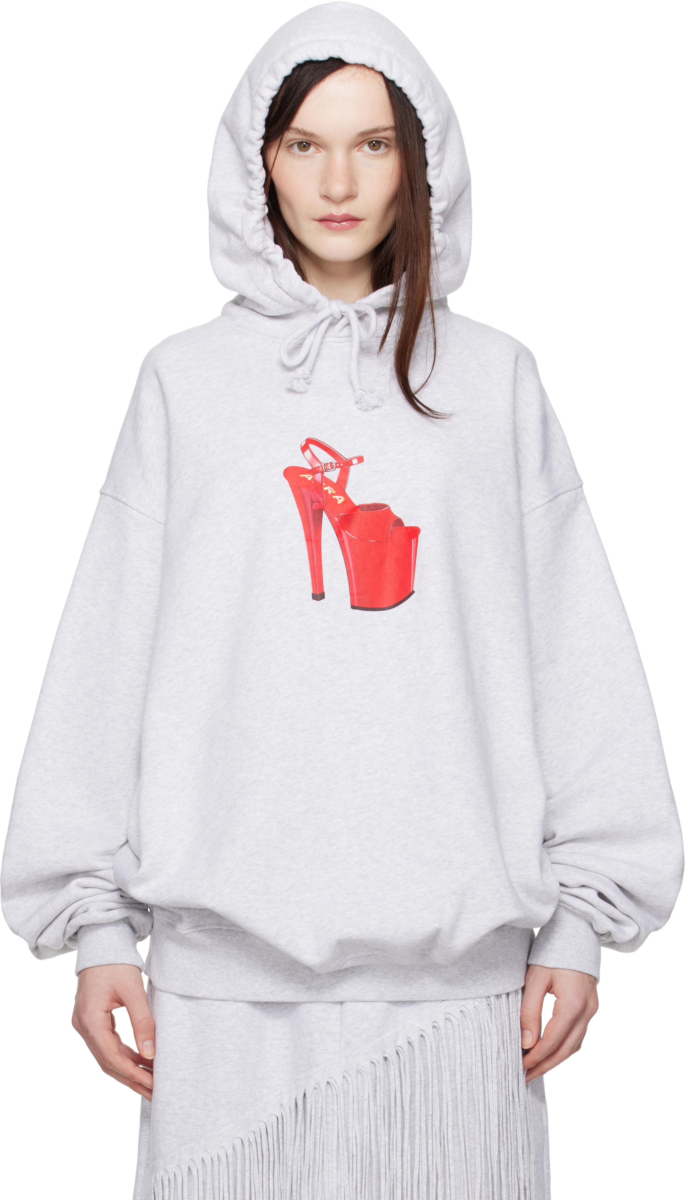 Gray Plataform Hell Hoodie