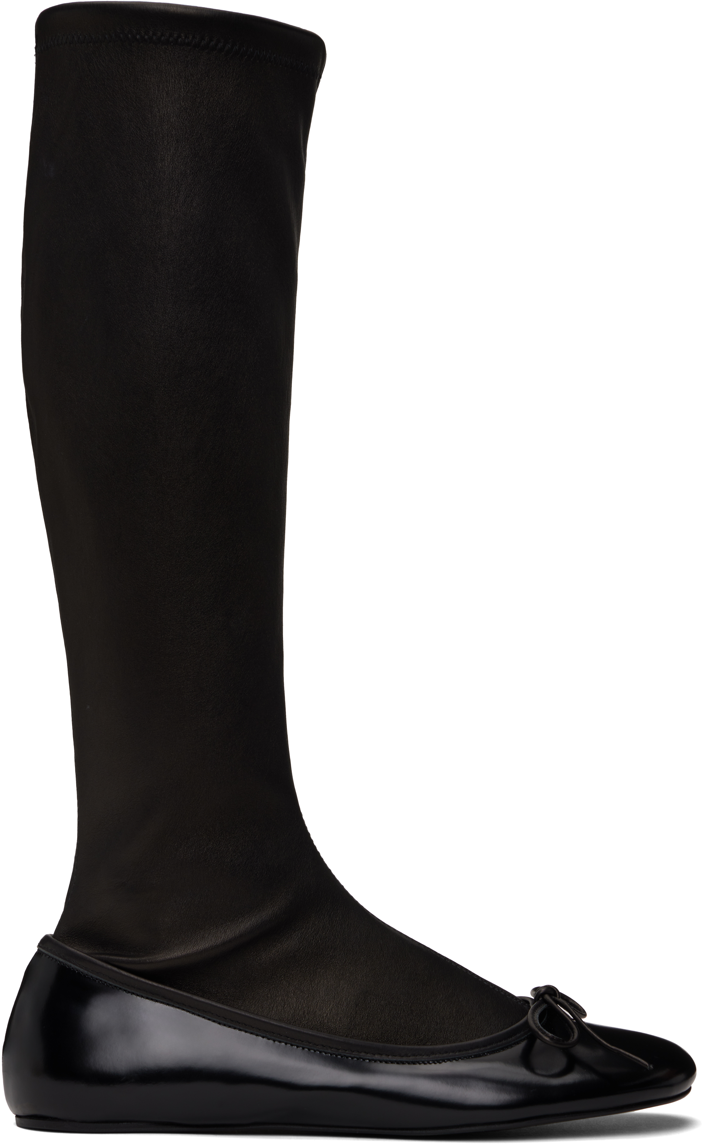 Black Ballerina Tall Boots