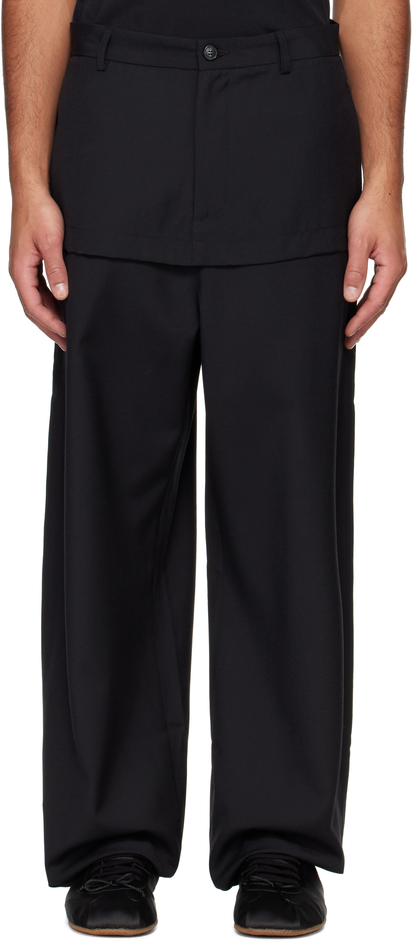 Black Skirt Suit Trousers