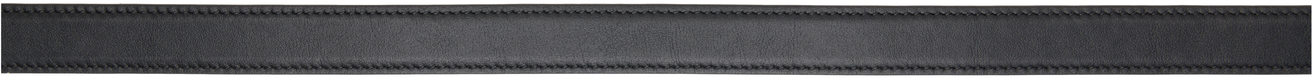 Jimmy Choo Black 'jc' Square Belt In Black/light Gold