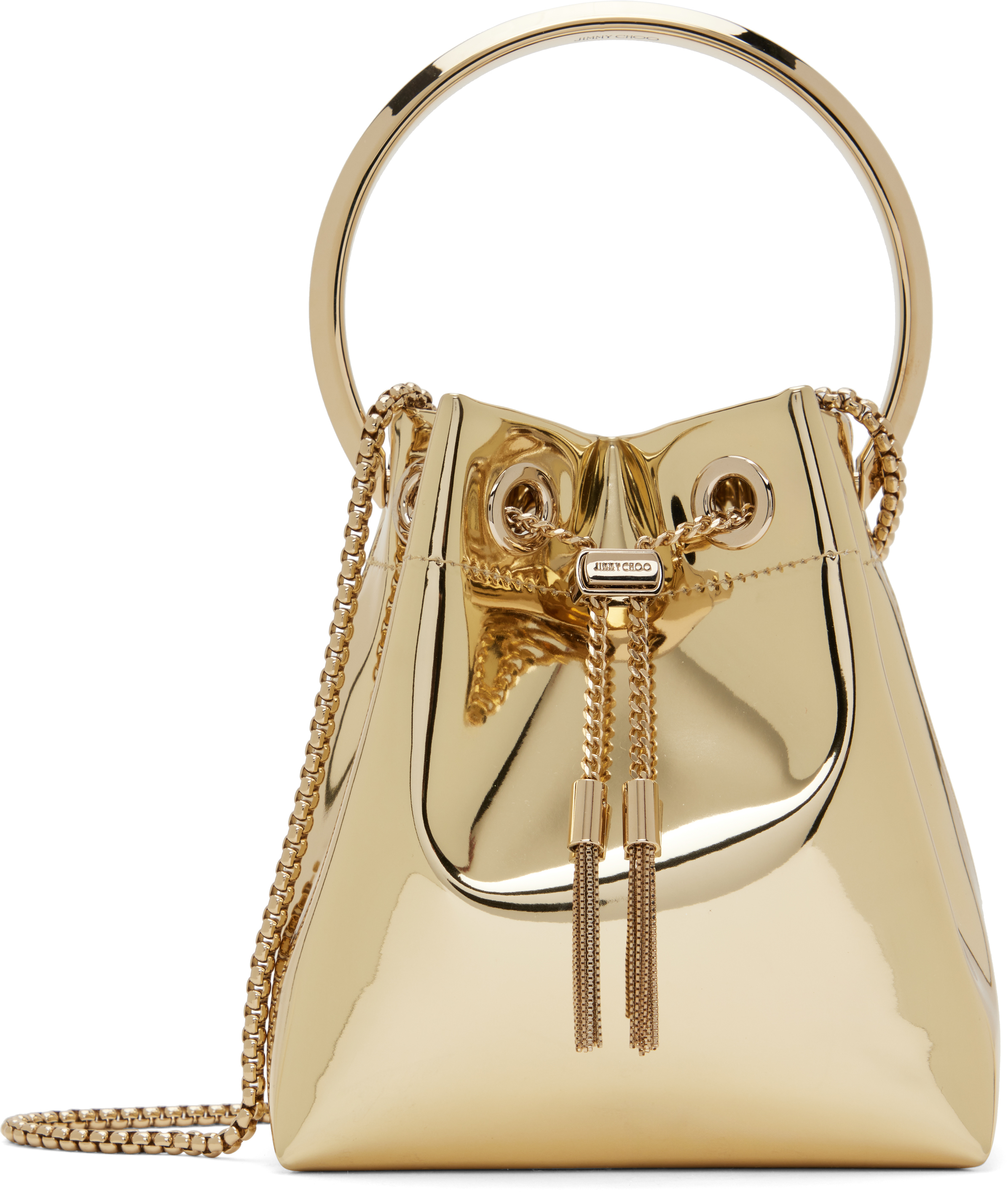 【関税&送料込】Jimmy Choo Bon Bon Bag Bon Bon | Yellow Buttermilk Elaphe Print Leather Bag | JIMMY