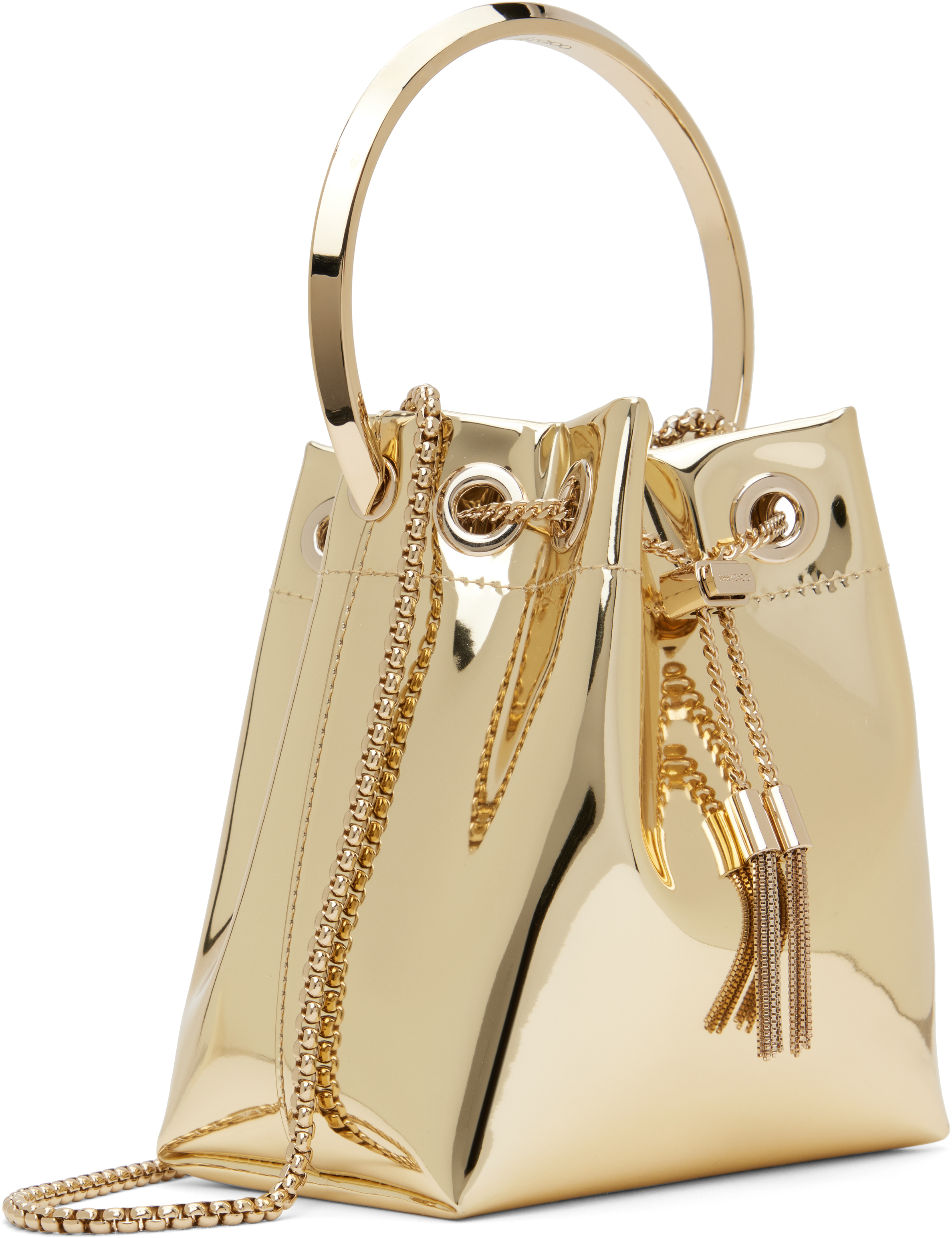 Jimmy Choo Gold Bon Bon Bag In Gold