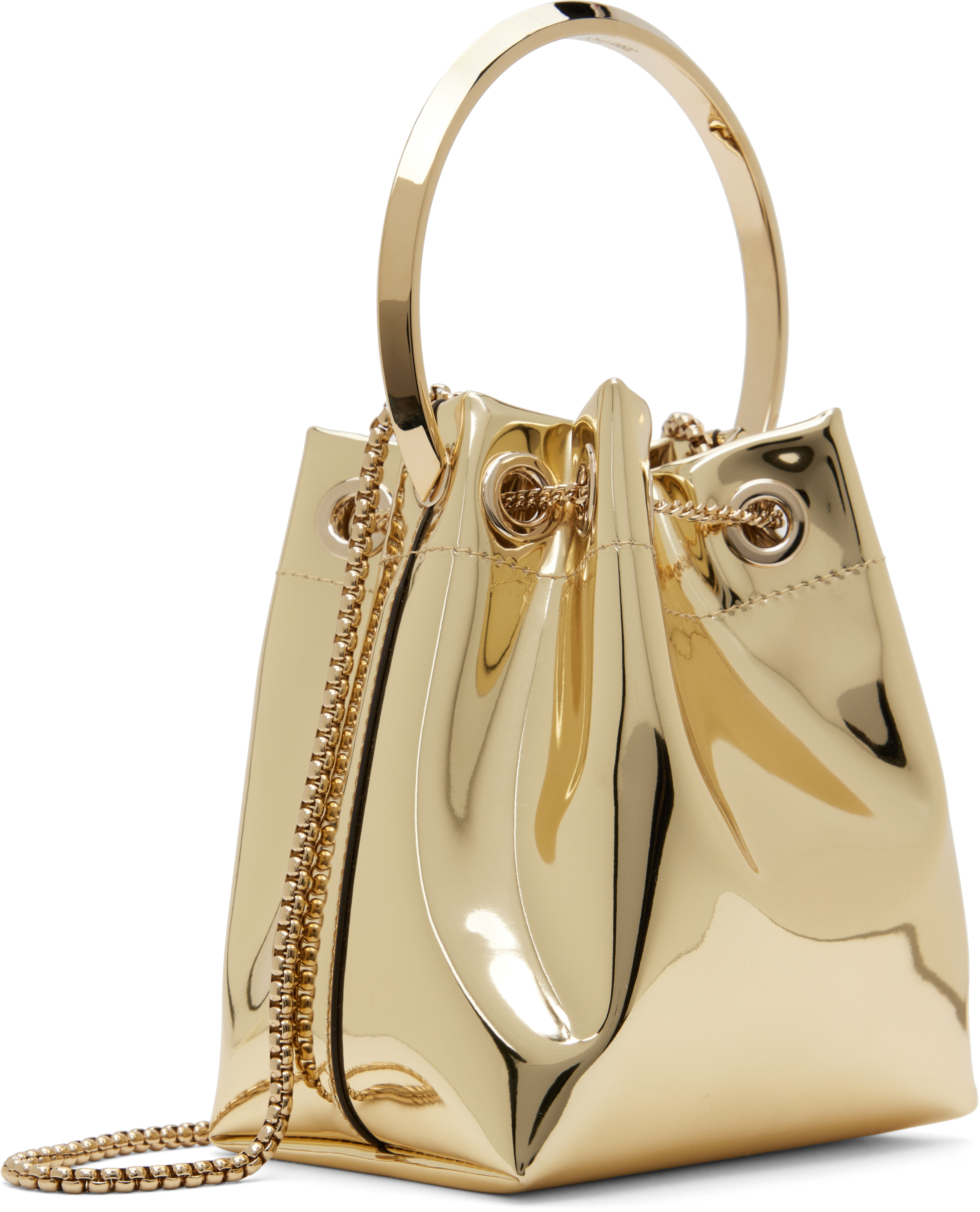 Jimmy Choo Gold Bon Bon Bag In Gold