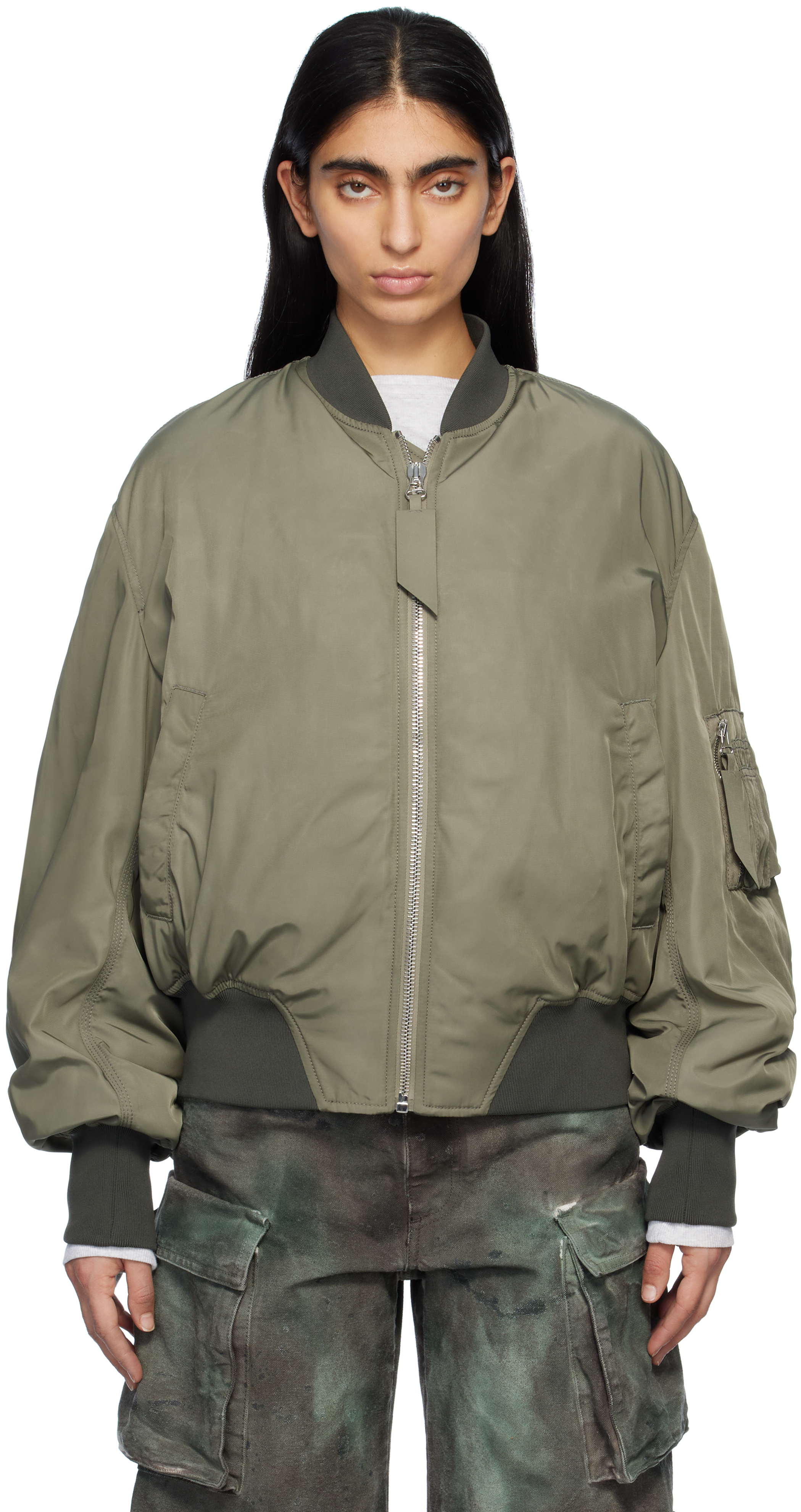 Khaki Anja Bomber Jacket