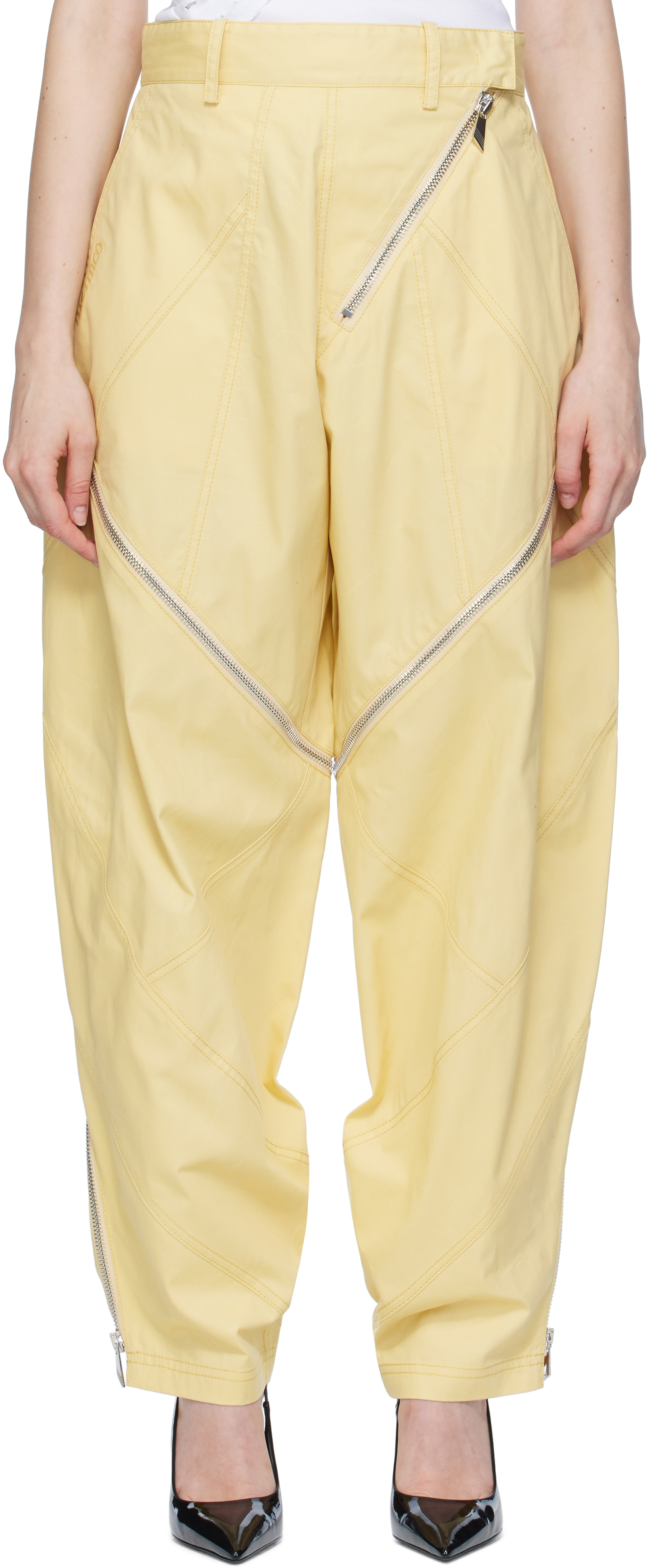 Yellow Long Trousers