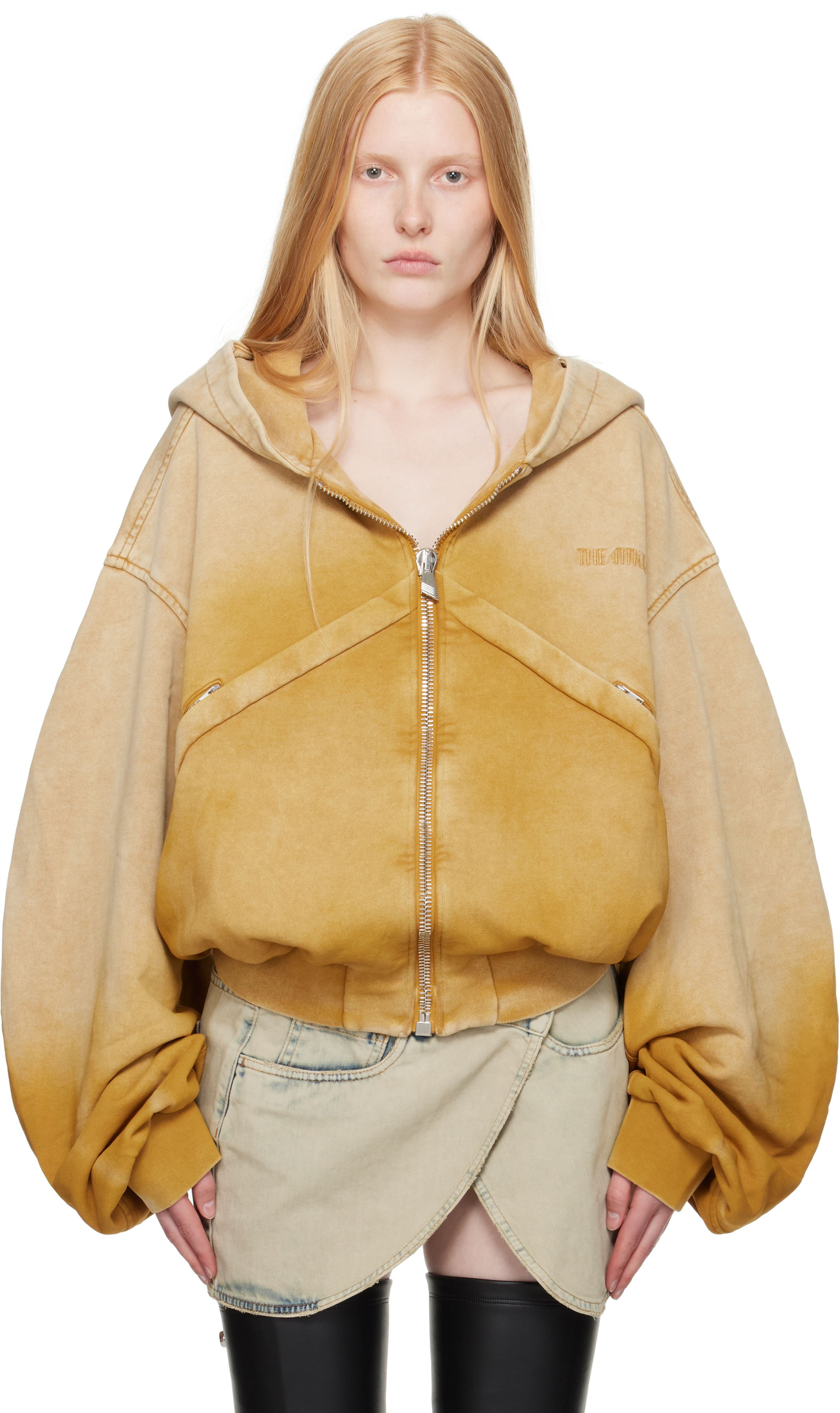 Yellow Faded Hoodie
