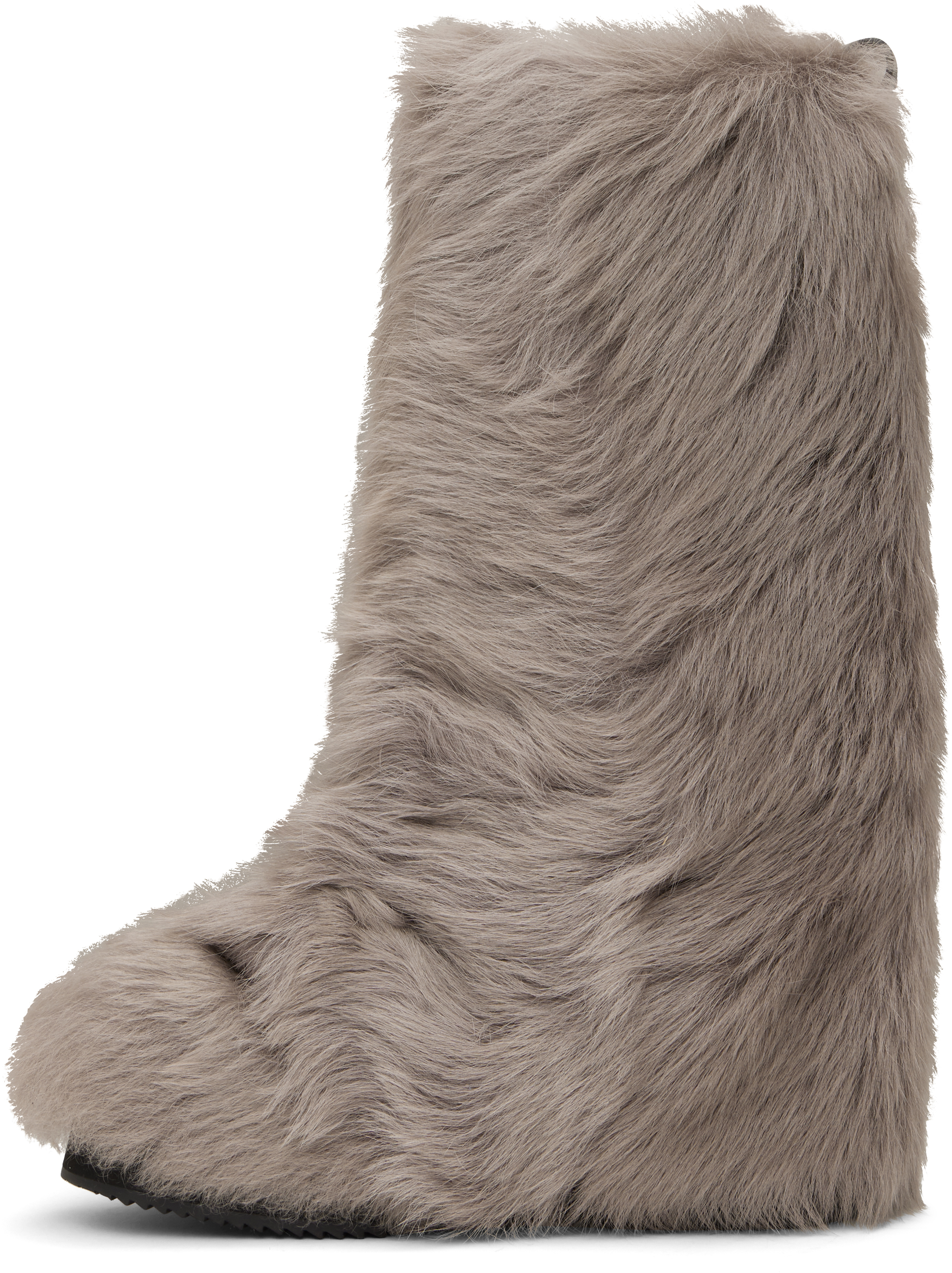 Attico Robin Combat Boot In Animal Print