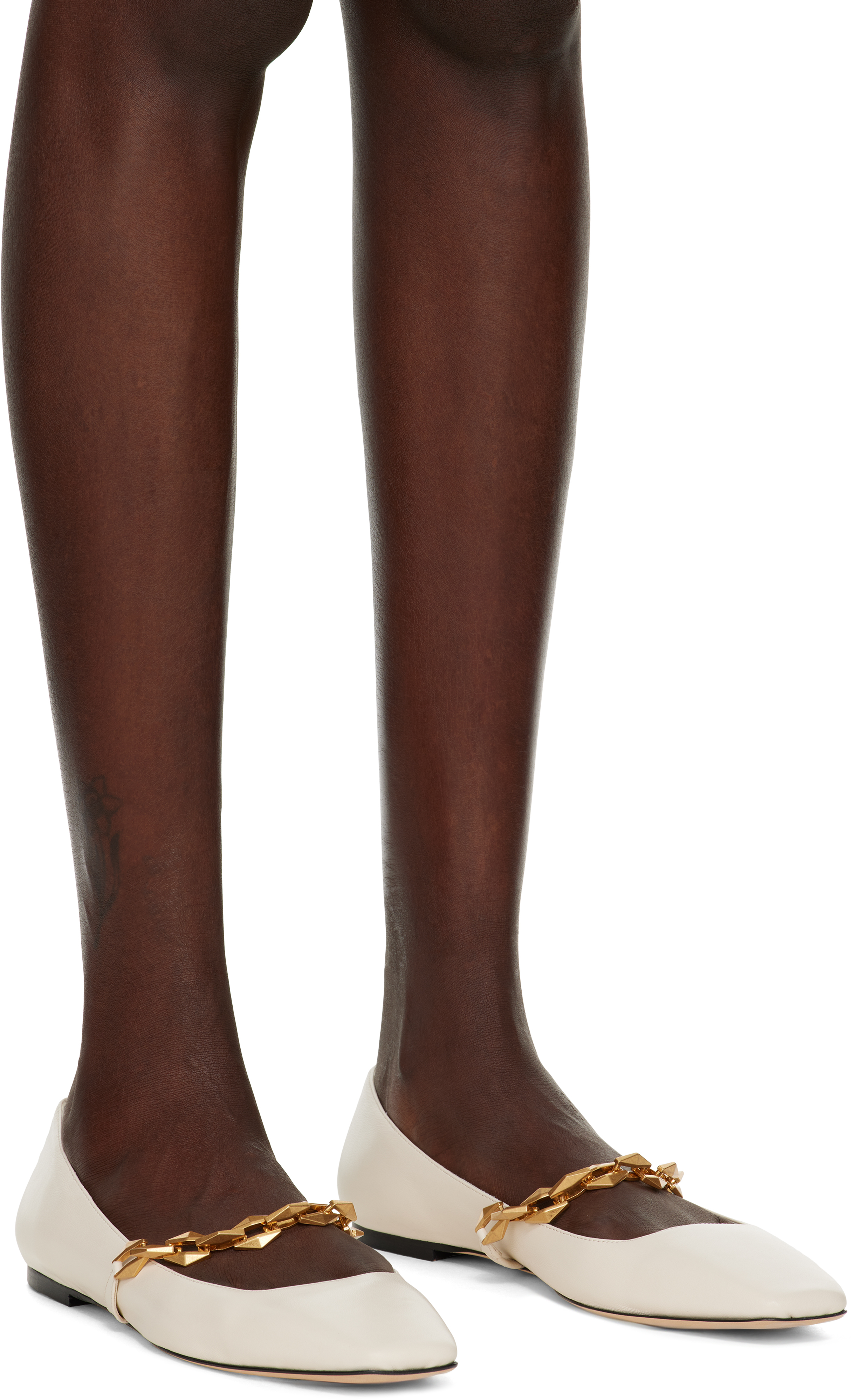 Jimmy Choo Embossed Lizard Leather Diamond Tilda In Latte