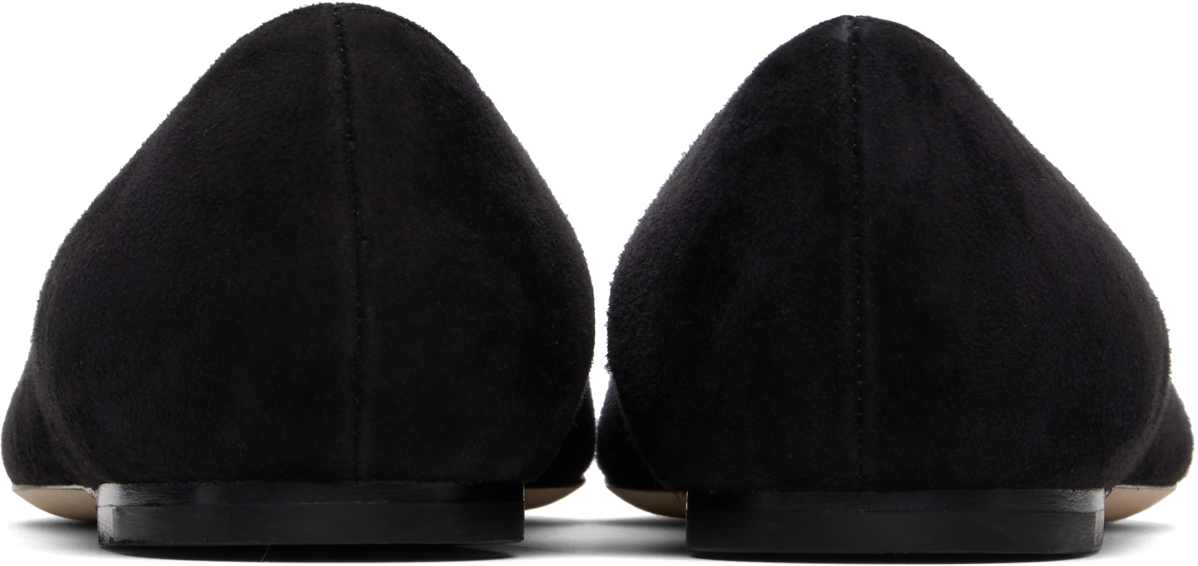 Jimmy Choo Black Romy Ballerina Flats In Black