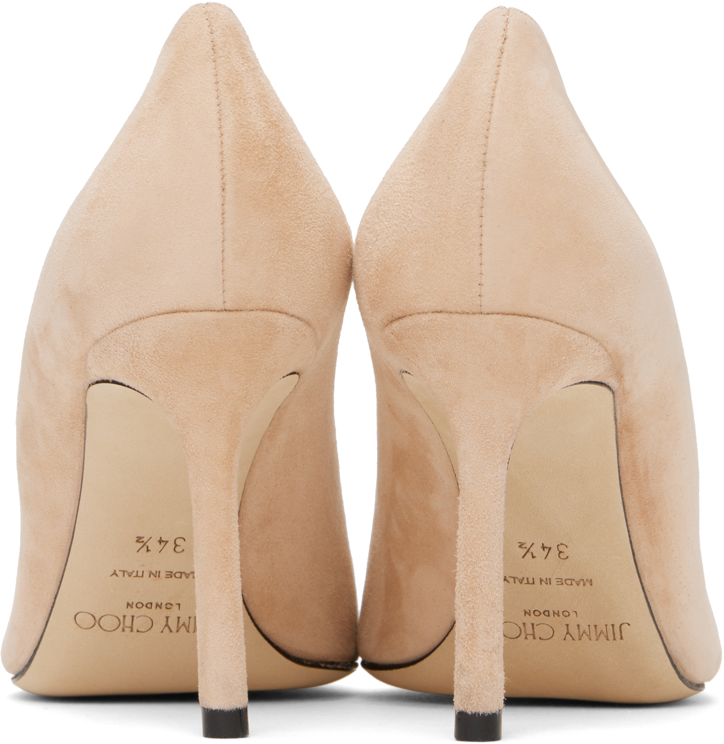 Jimmy Choo Pink Romy 85 Heels In Macaron