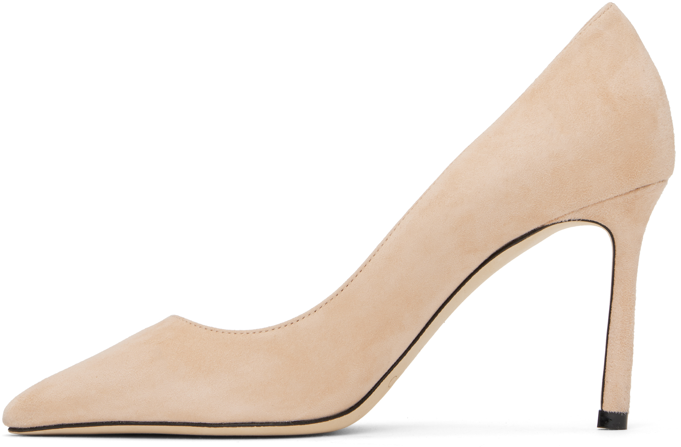 Jimmy Choo Pink Romy 85 Heels In Macaron
