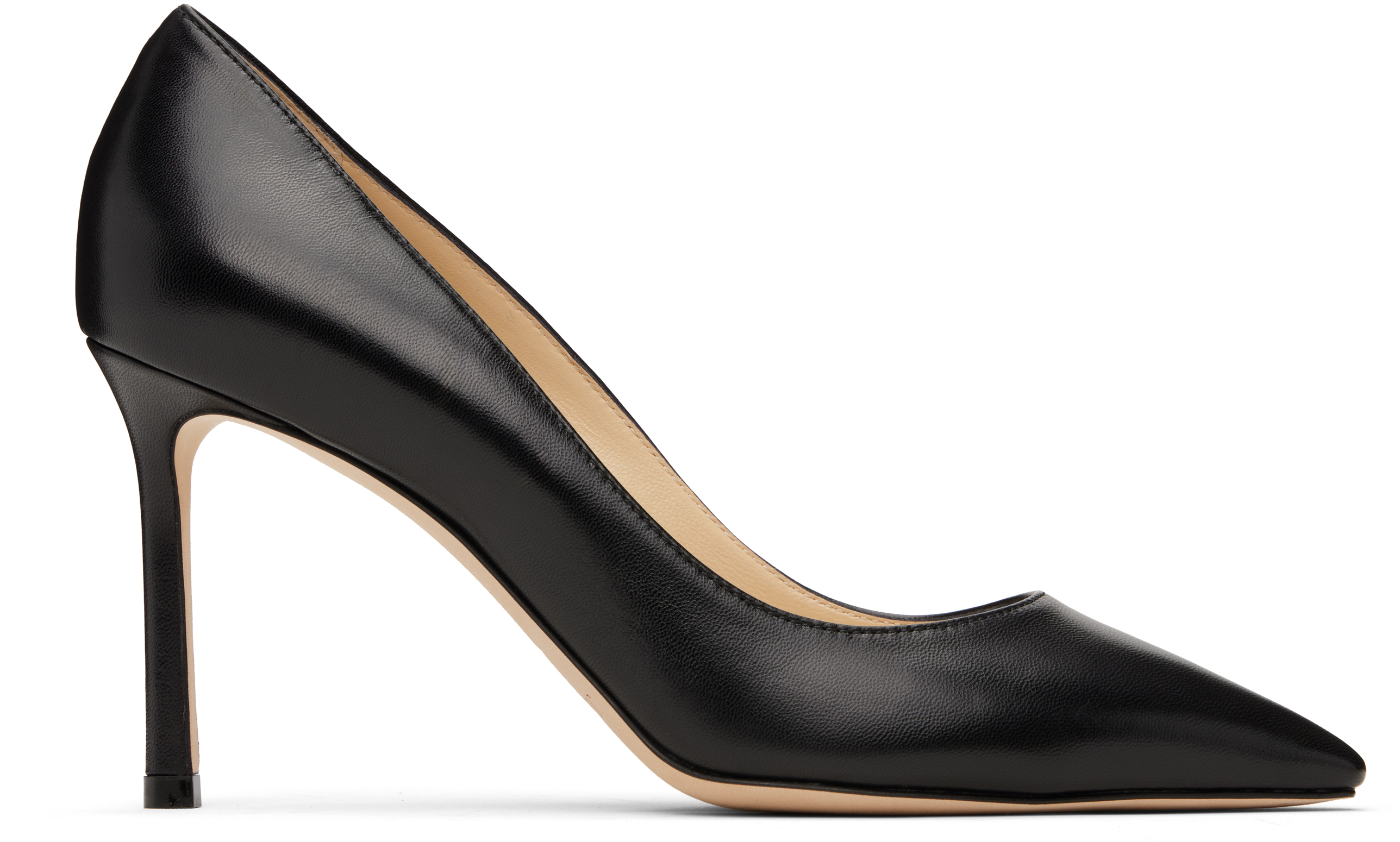 Jimmy Choo Black Romy 85 Heels In Black
