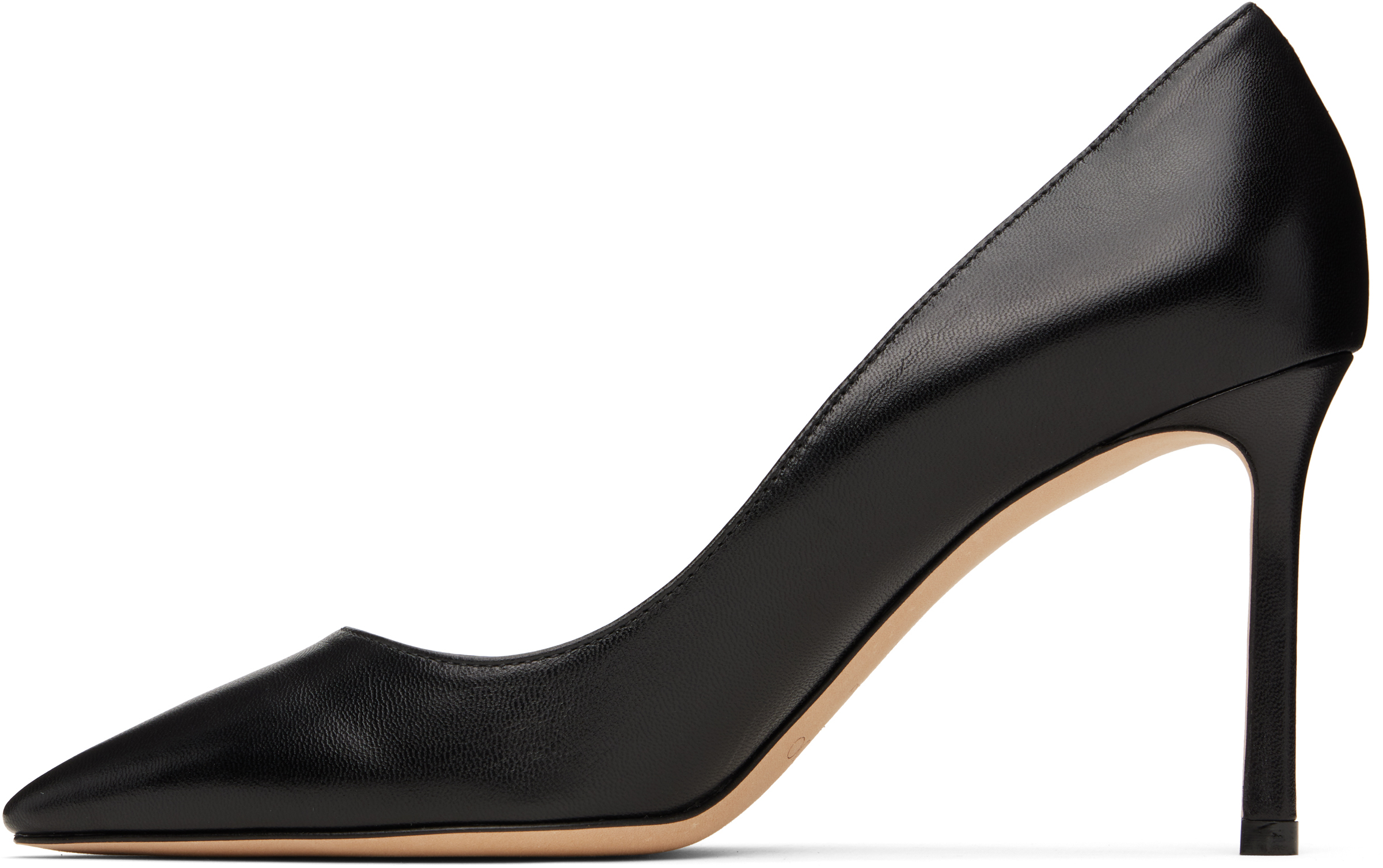 Jimmy Choo Black Romy 85 Heels In Black