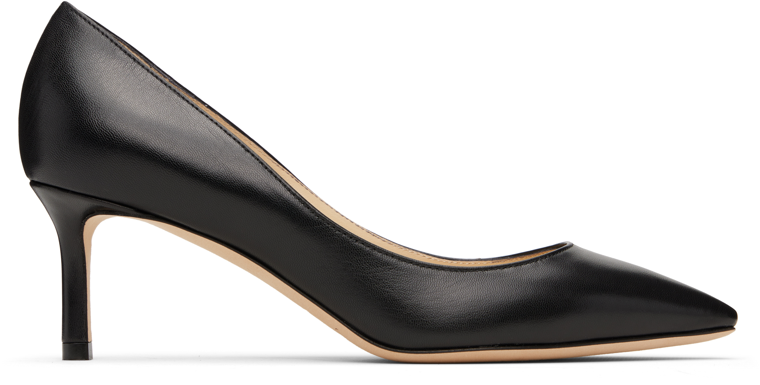 Shop Jimmy Choo Black Romy 60 Heels