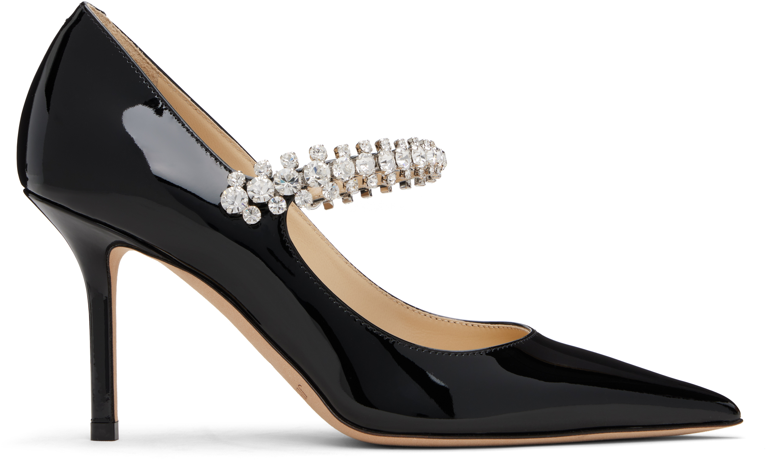 Jimmy Choo Black Bing 85 Heels In Black