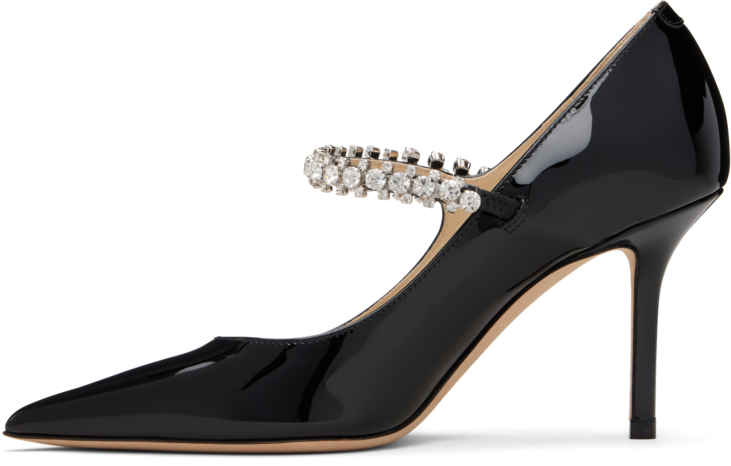 Jimmy Choo Black Bing 85 Heels In Black