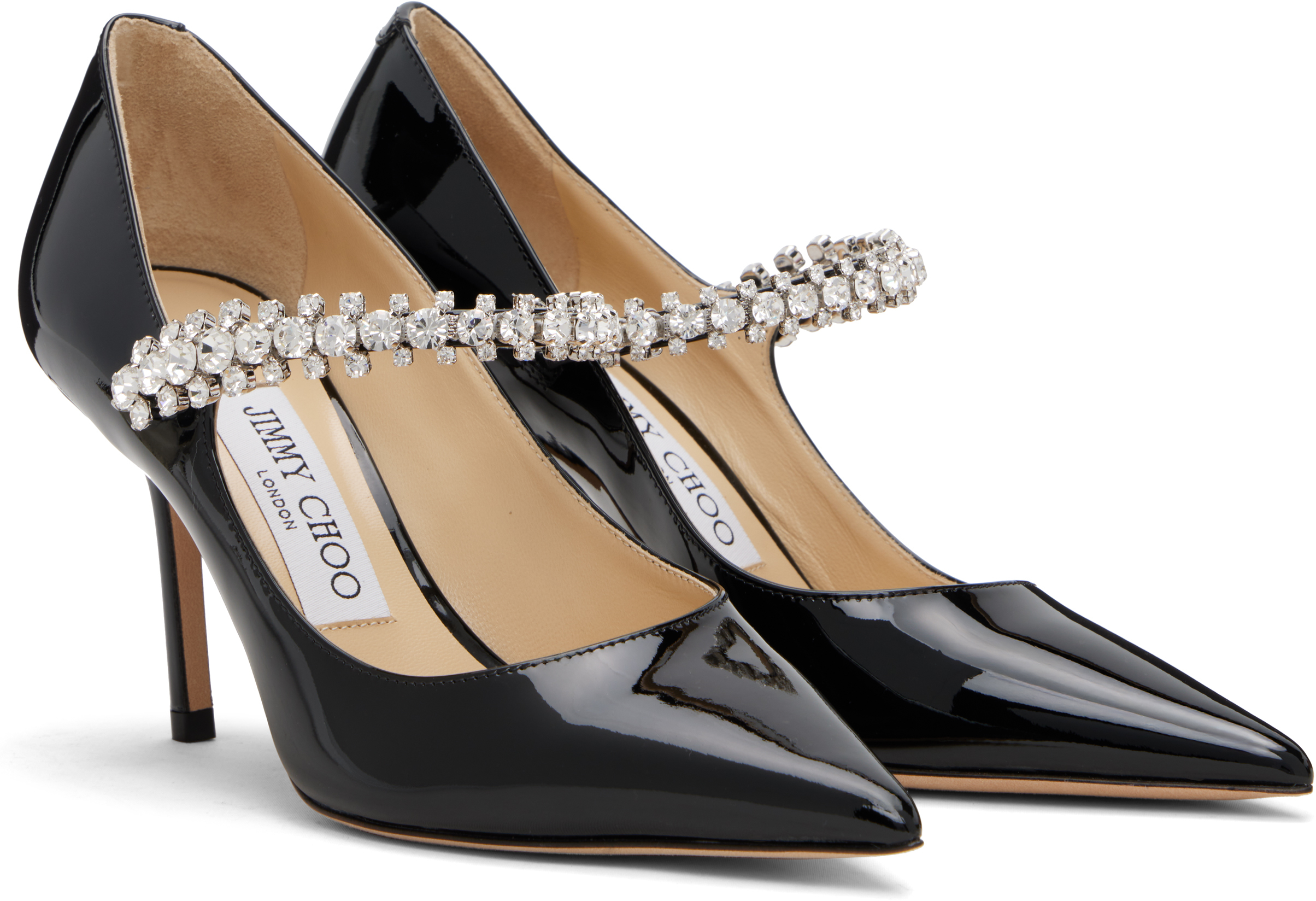 Jimmy Choo Black Bing 85 Heels In Black