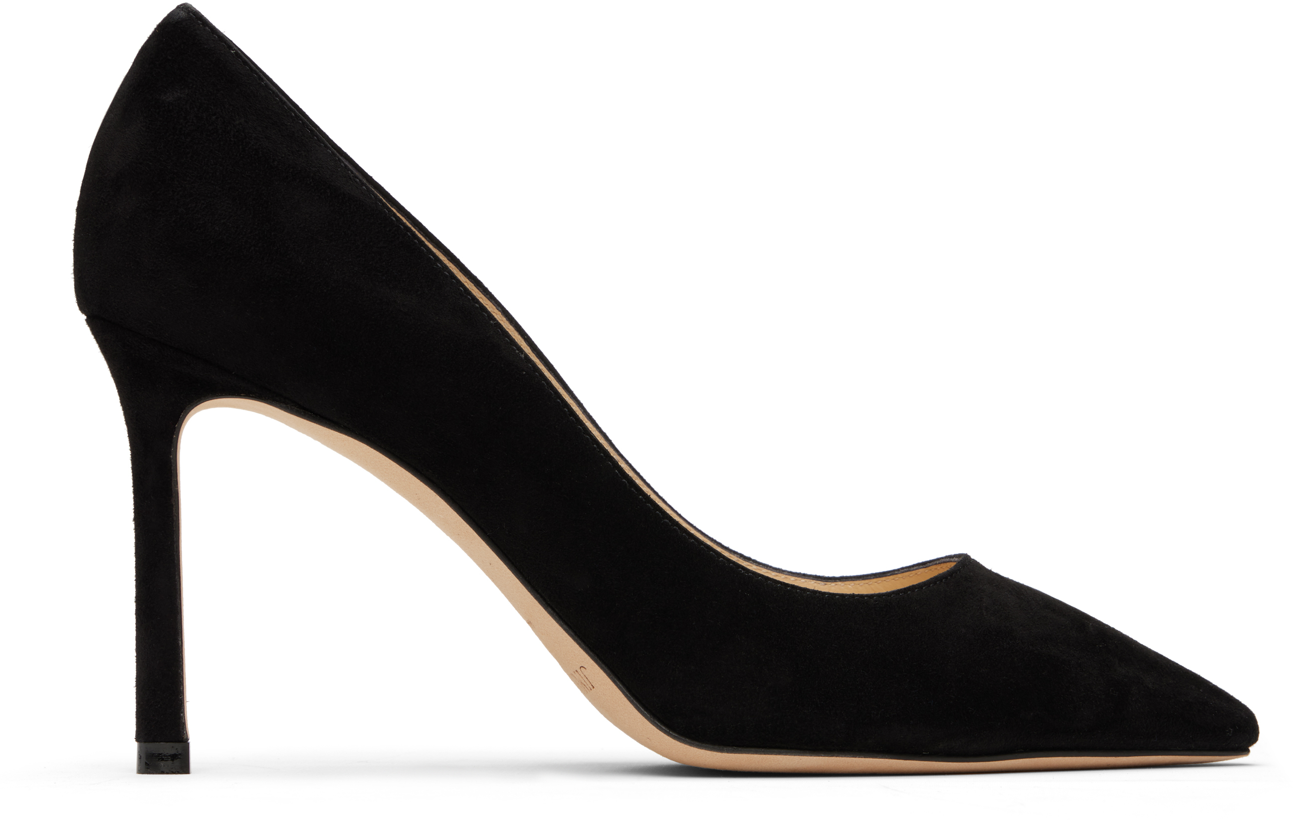 Jimmy Choo: Black Romy 85 Heels | SSENSE