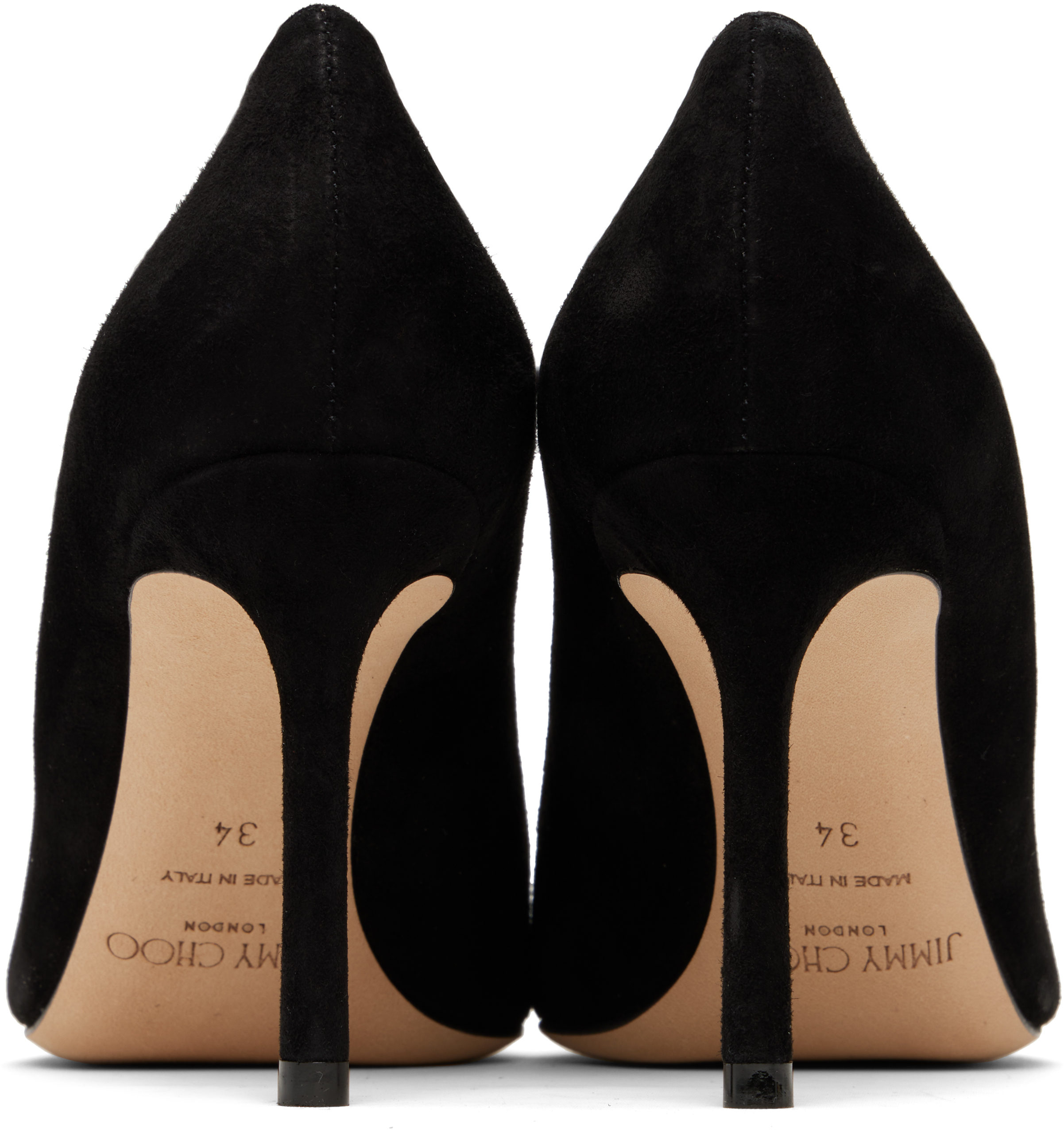 Jimmy Choo Black Romy 85 Heels In Black