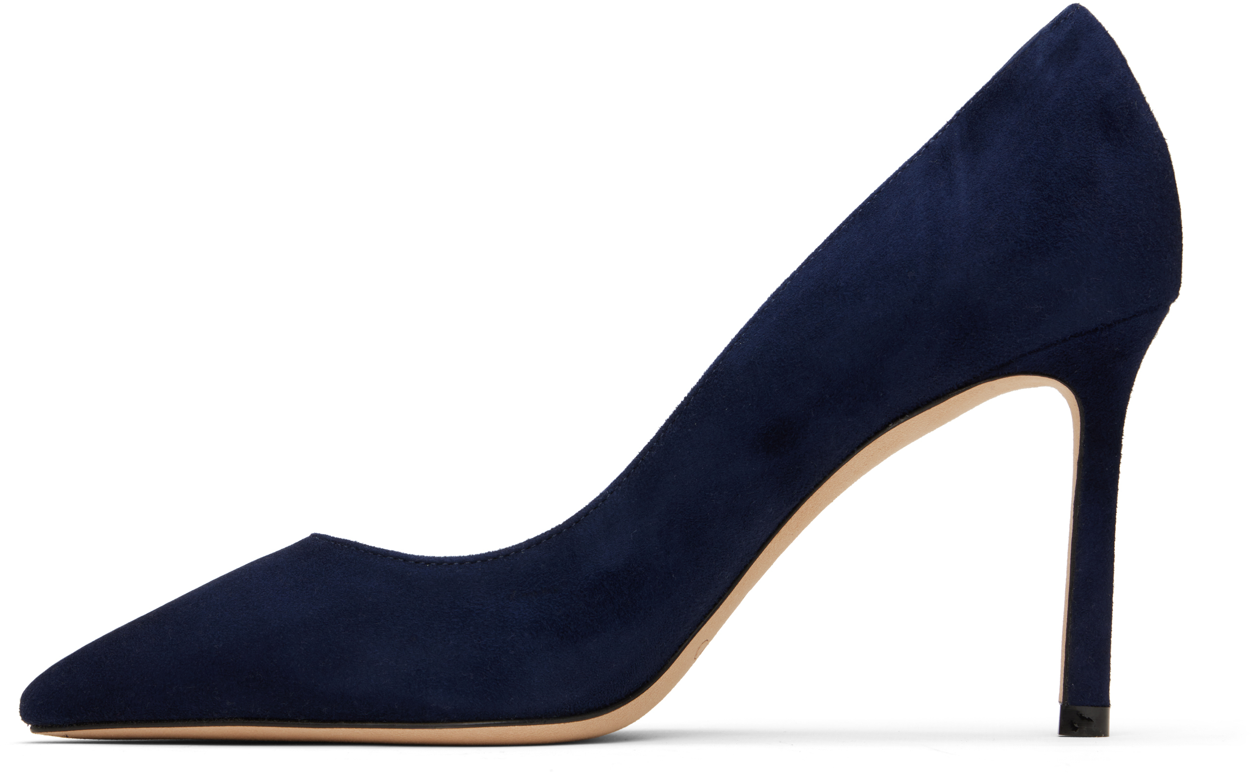 Jimmy Choo Navy Romy 85 Heels In Blue