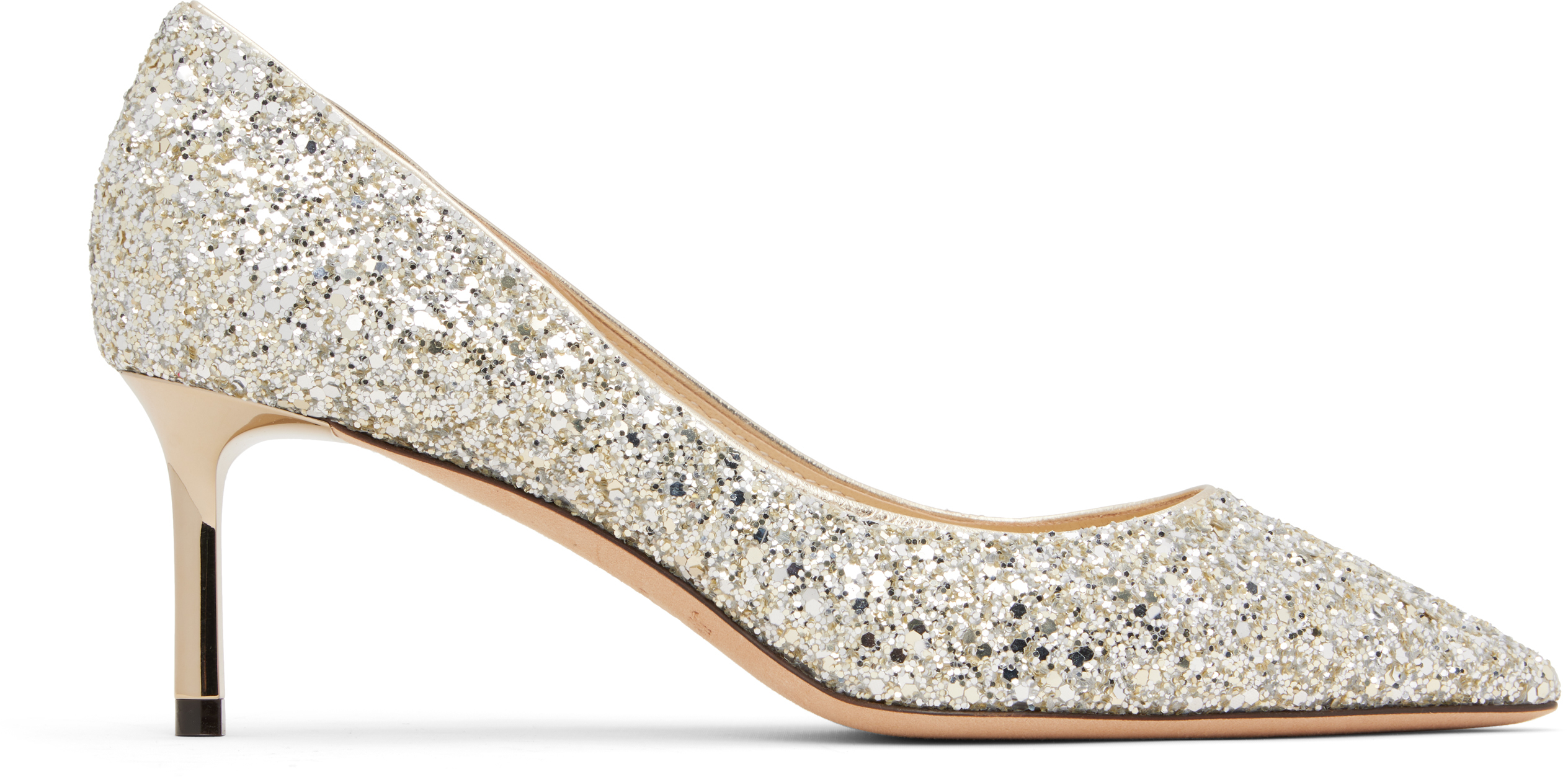 Jimmy Choo: シルバー Romy 60 ヒール | SSENSE 日本 Jimmy Choo: シルバー Romy 60 ヒール | SSENSE 日本